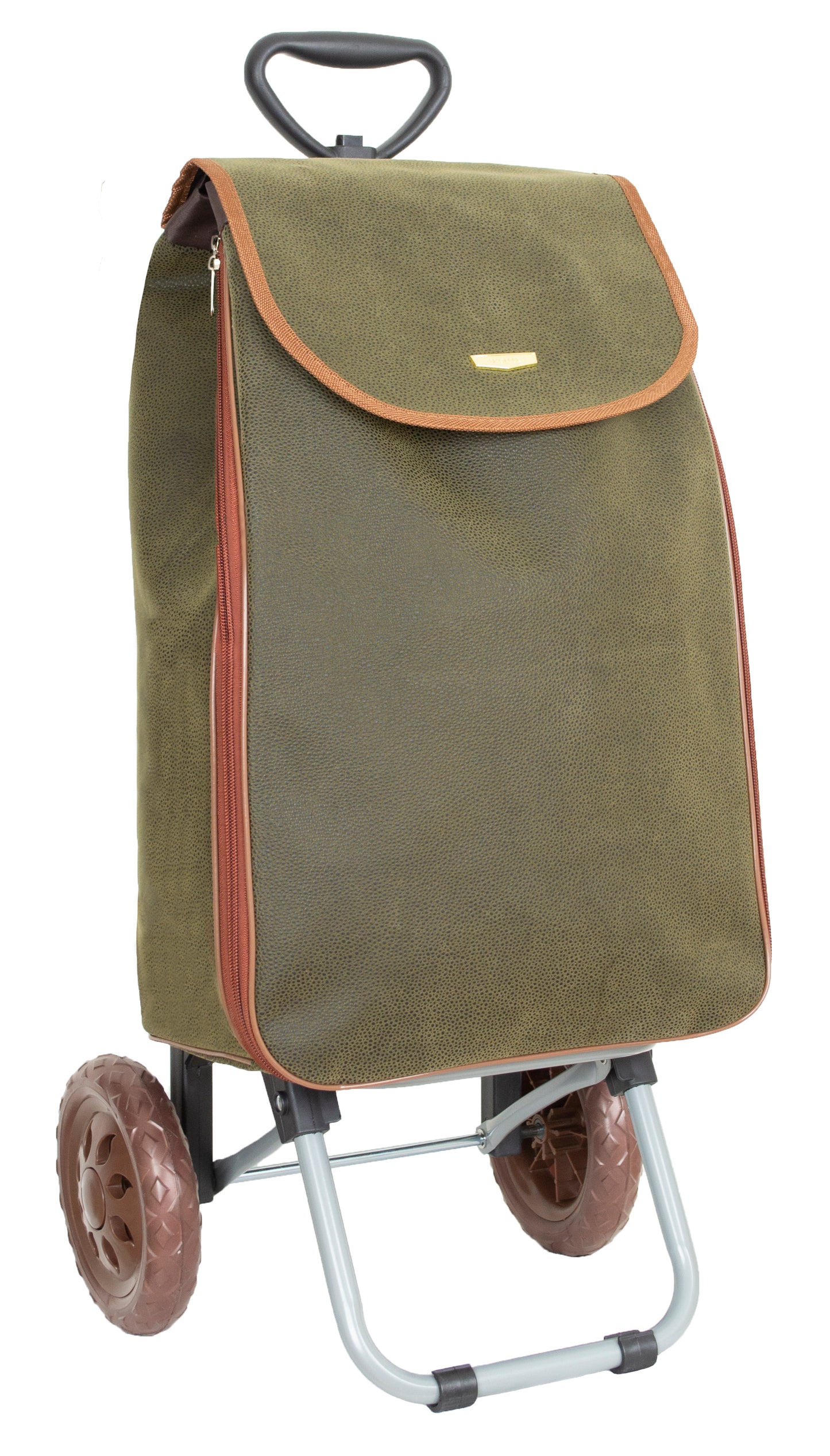 Shopping Trolley with Telescopic Handle and Extendable Bag 40L