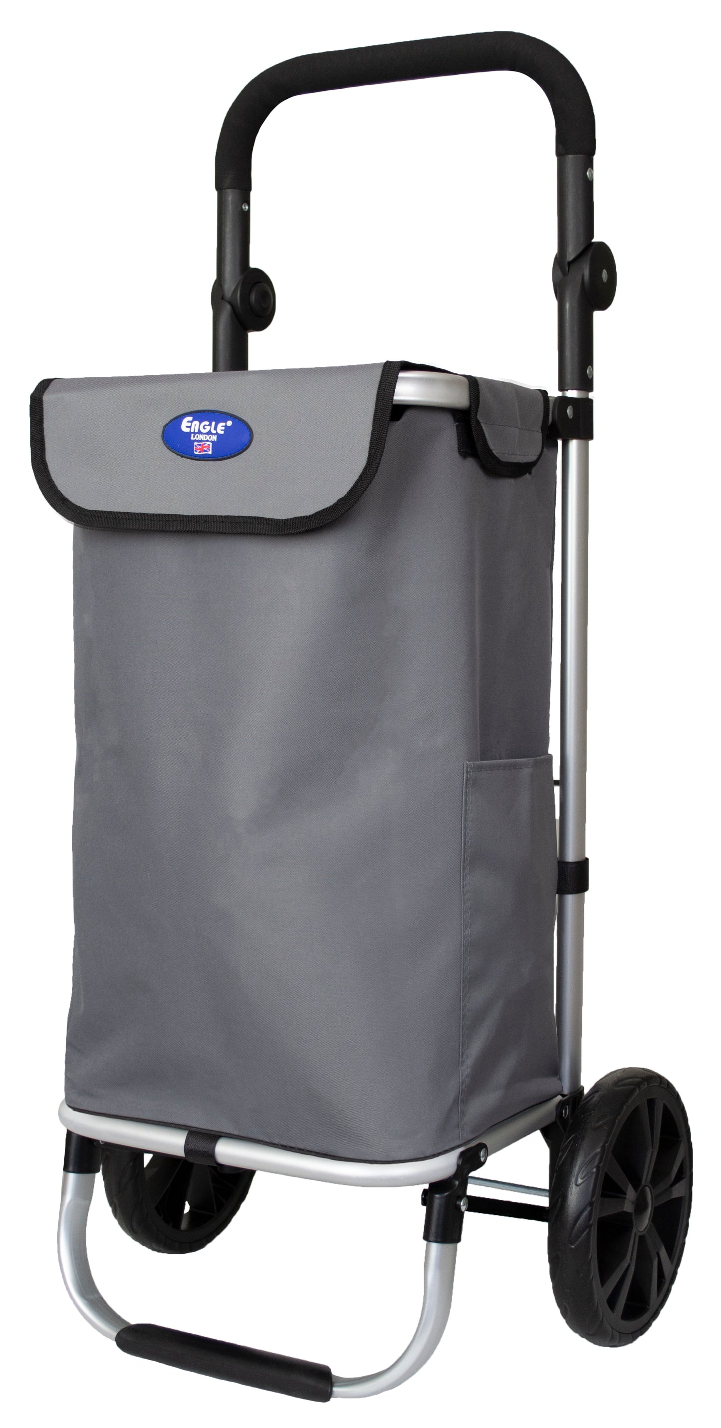 Aluminium Shopping Trolley with Adjustable Handle 45L