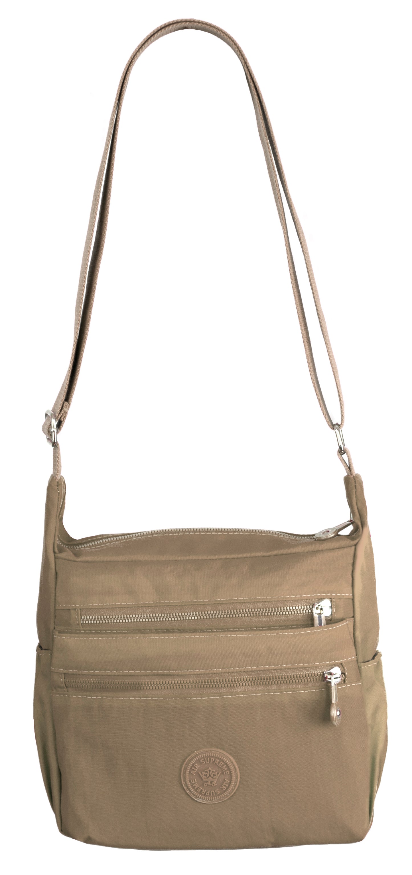 Nylon Cross-body Bag - Plain Colours