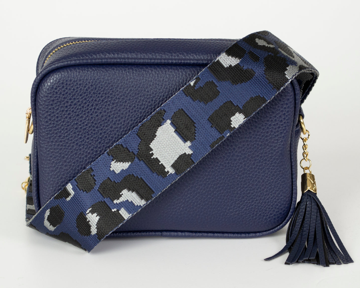 2 Straps Camera Bag with Leopard Pattern Strap