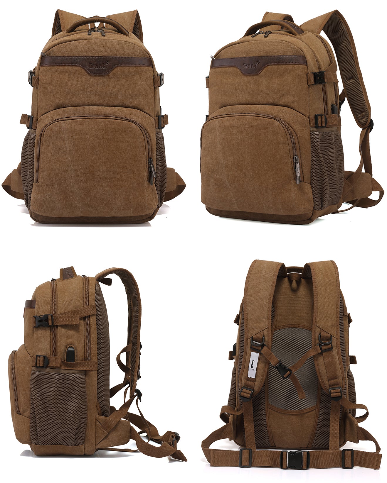 Laptop Backpack with Charging Cable