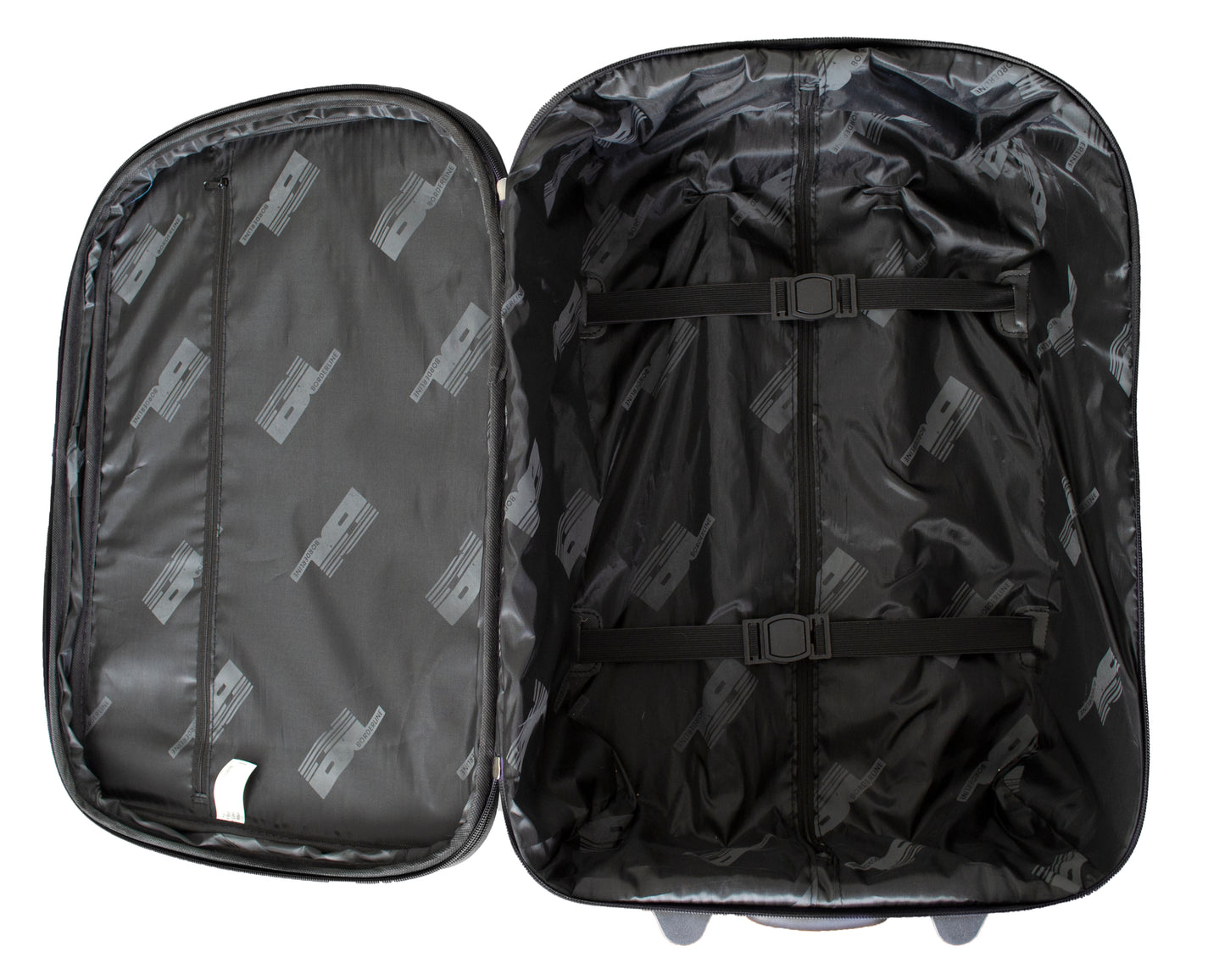 2 Wheels Soft Case Luggage Black