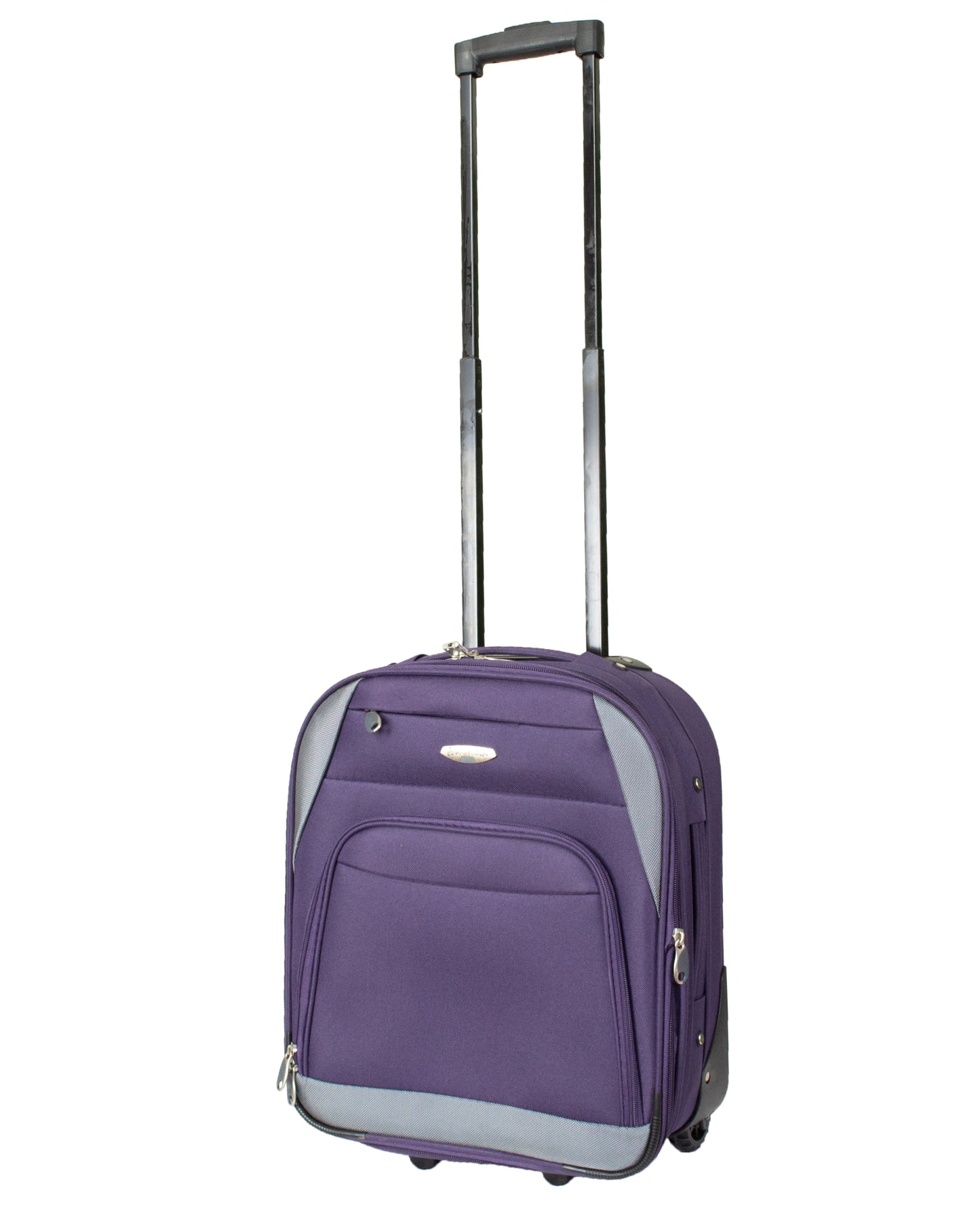 2 Wheels Soft Case Luggage Purple
