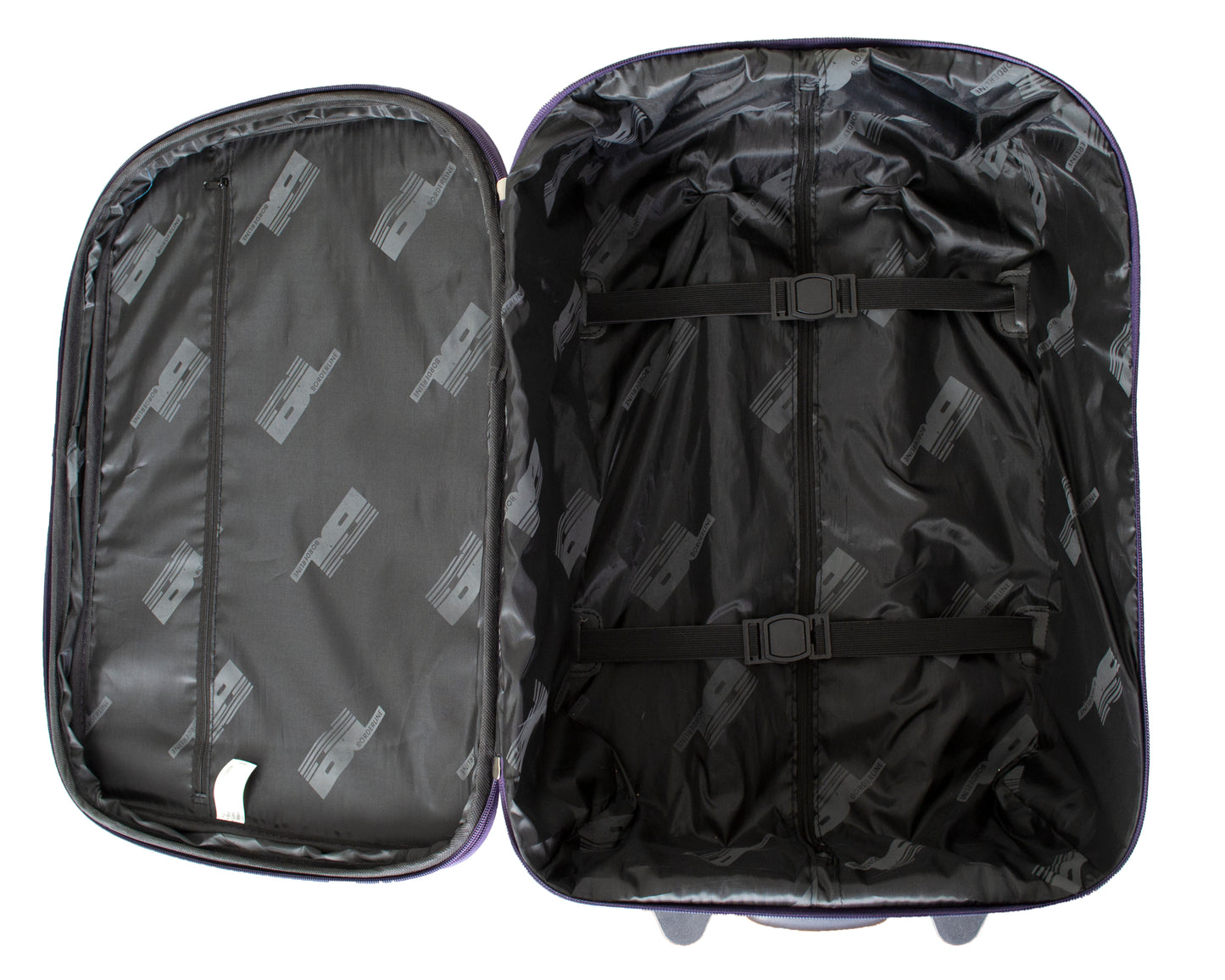 2 Wheels Soft Case Luggage Purple