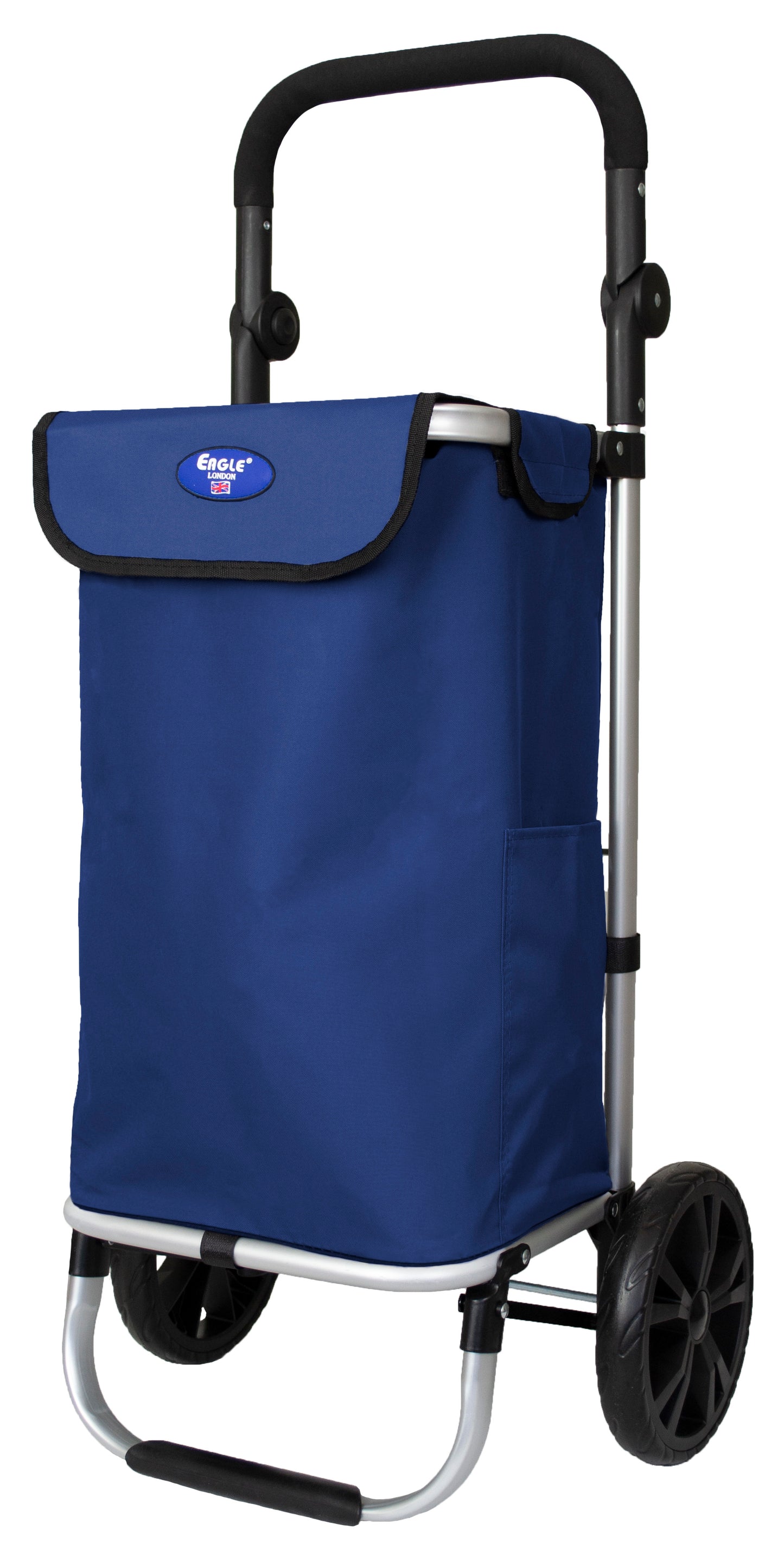 Aluminium Shopping Trolley with Adjustable Handle 45L
