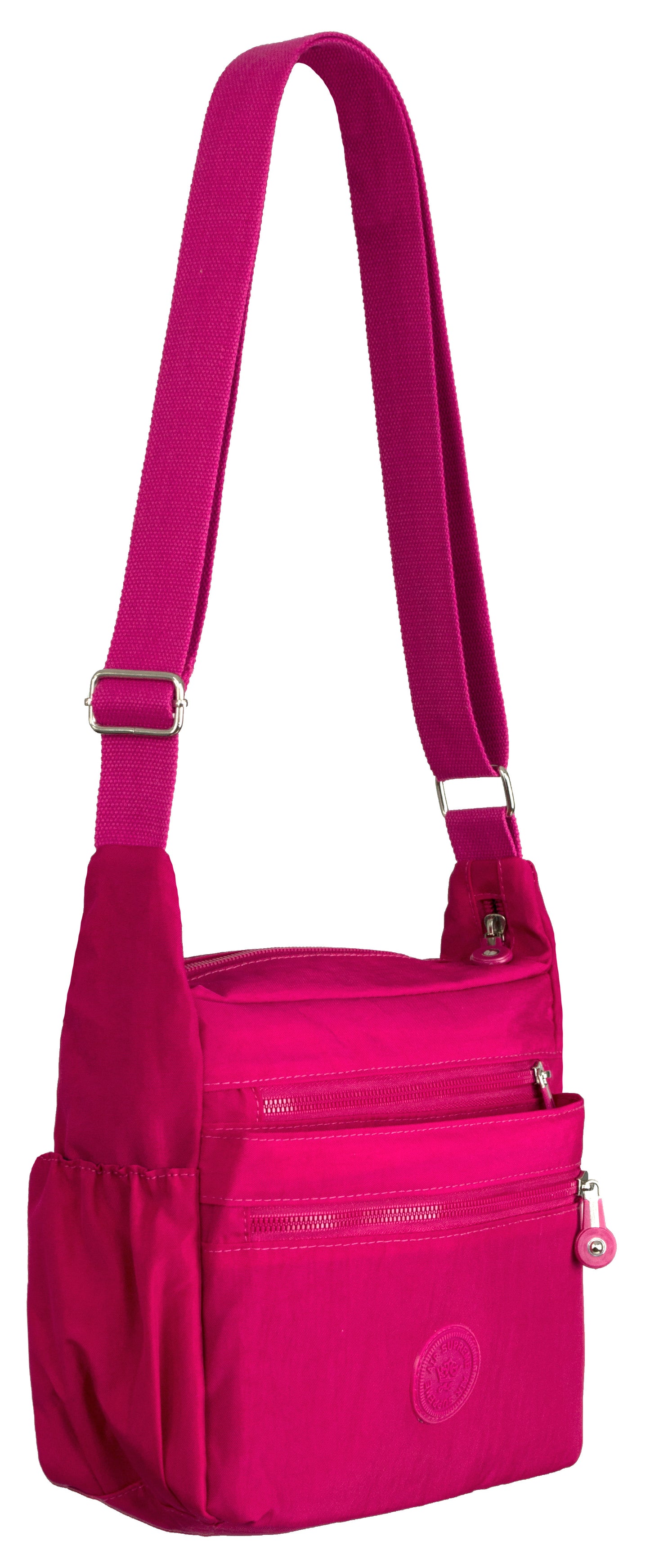 Nylon Cross-body Bag - Plain Colours