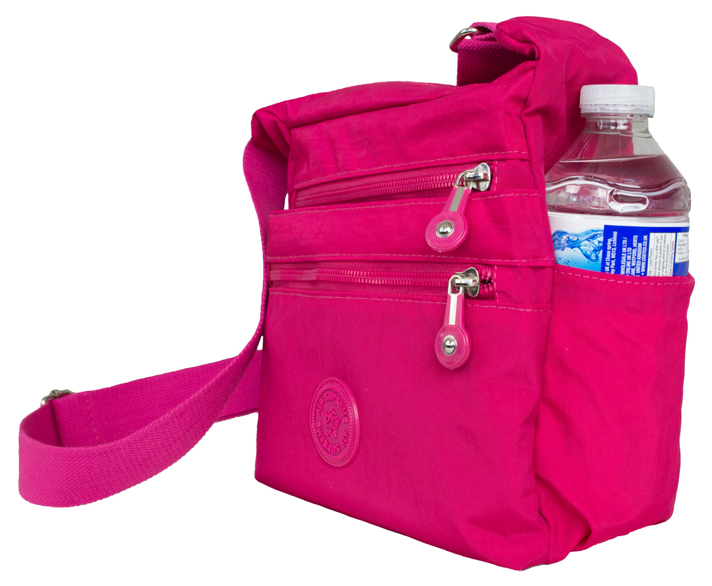 Nylon Cross-body Bag - Plain Colours