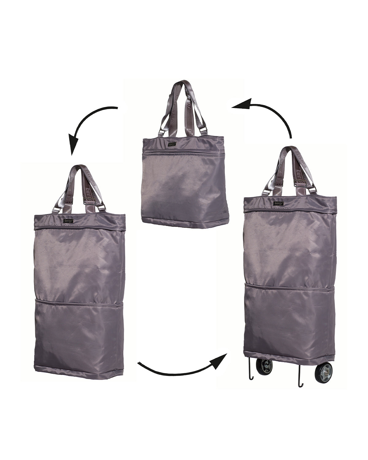 Ladies Trendy Shopping Trolley Foldable Designer Bag