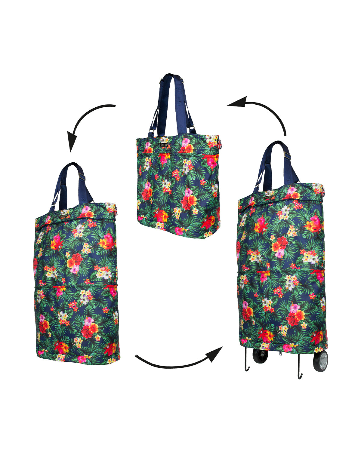 Ladies Trendy Shopping Trolley Foldable Designer Bag