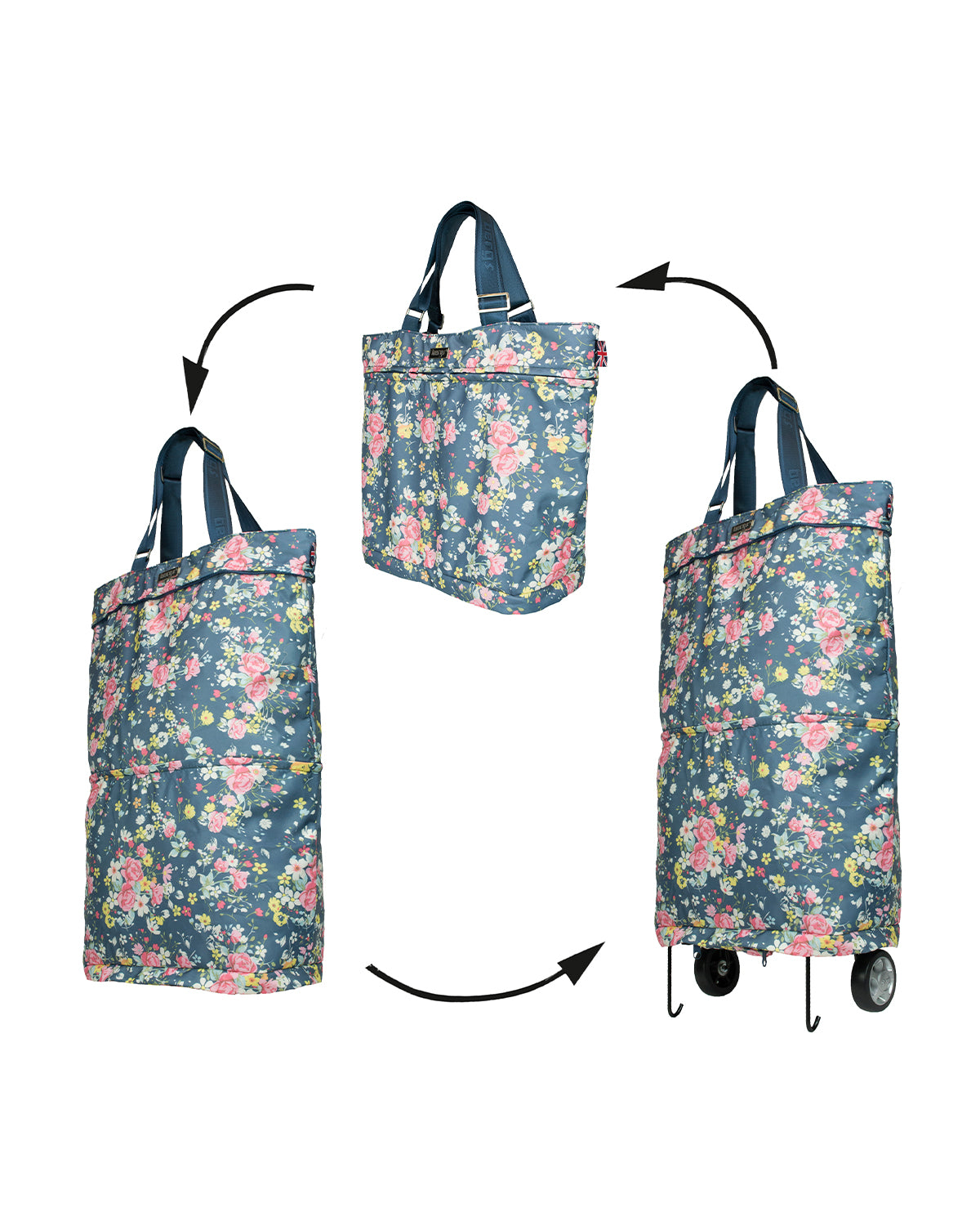 Ladies Trendy Shopping Trolley Foldable Designer Bag