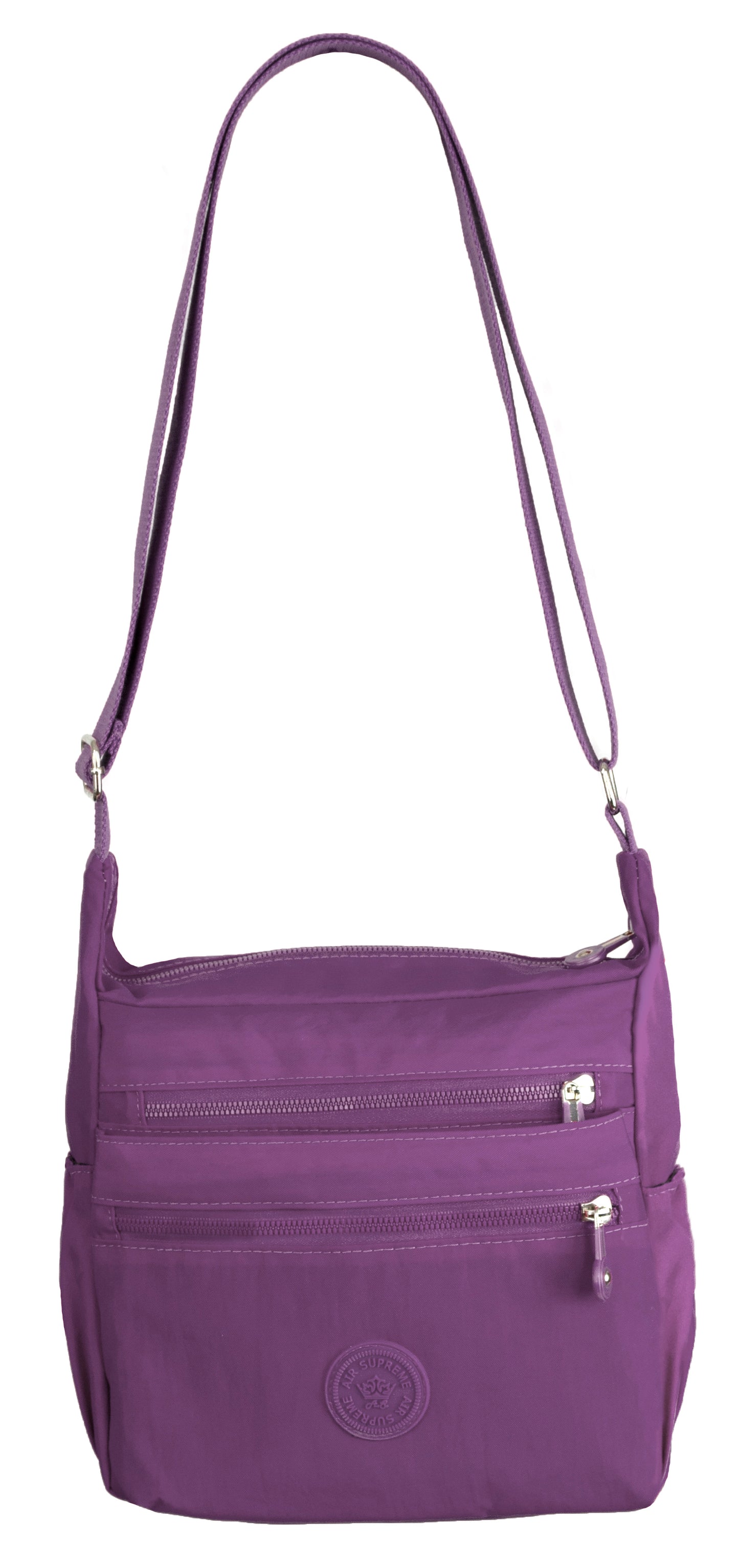 Nylon Cross-body Bag - Plain Colours