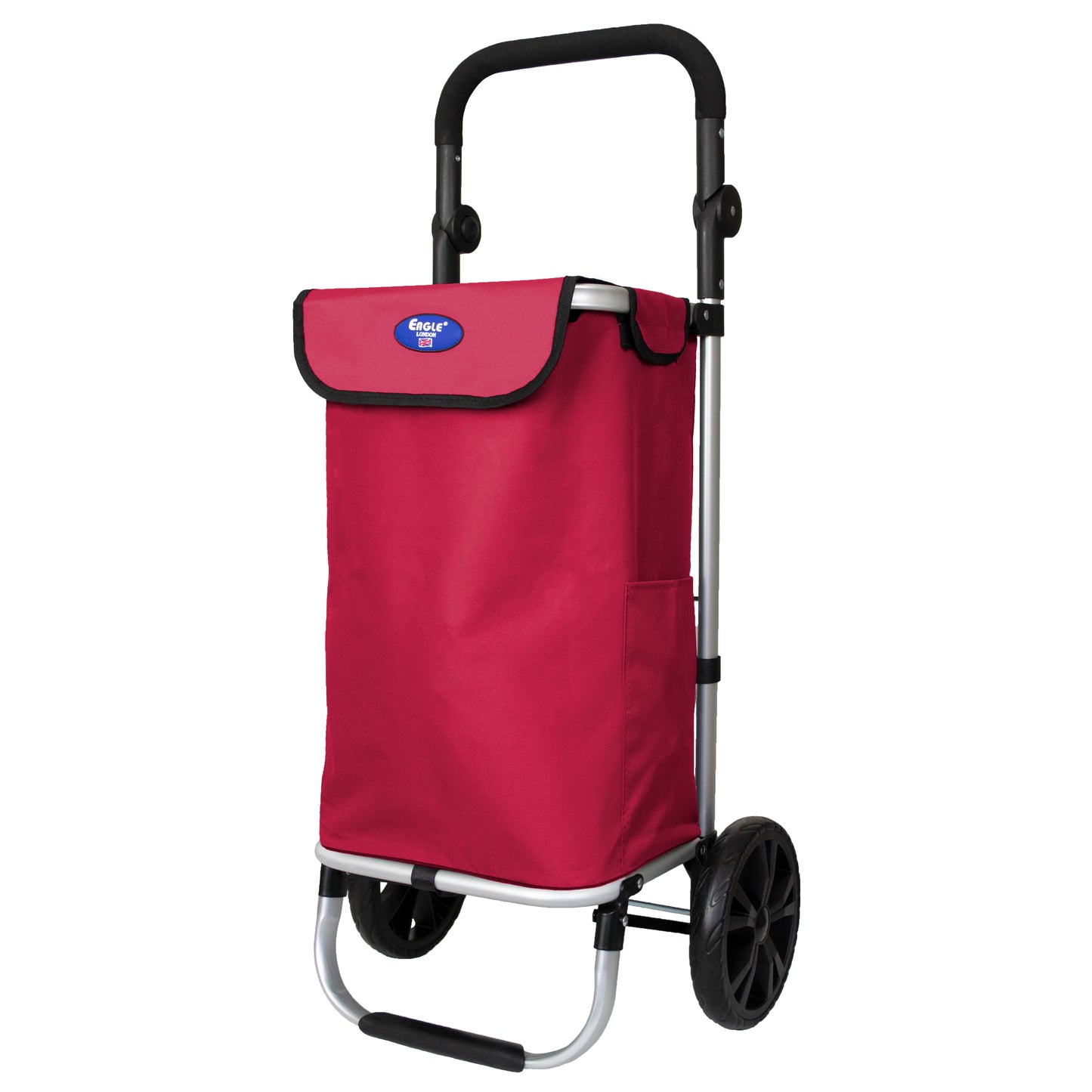 Aluminium Shopping Trolley with Adjustable Handle 45L