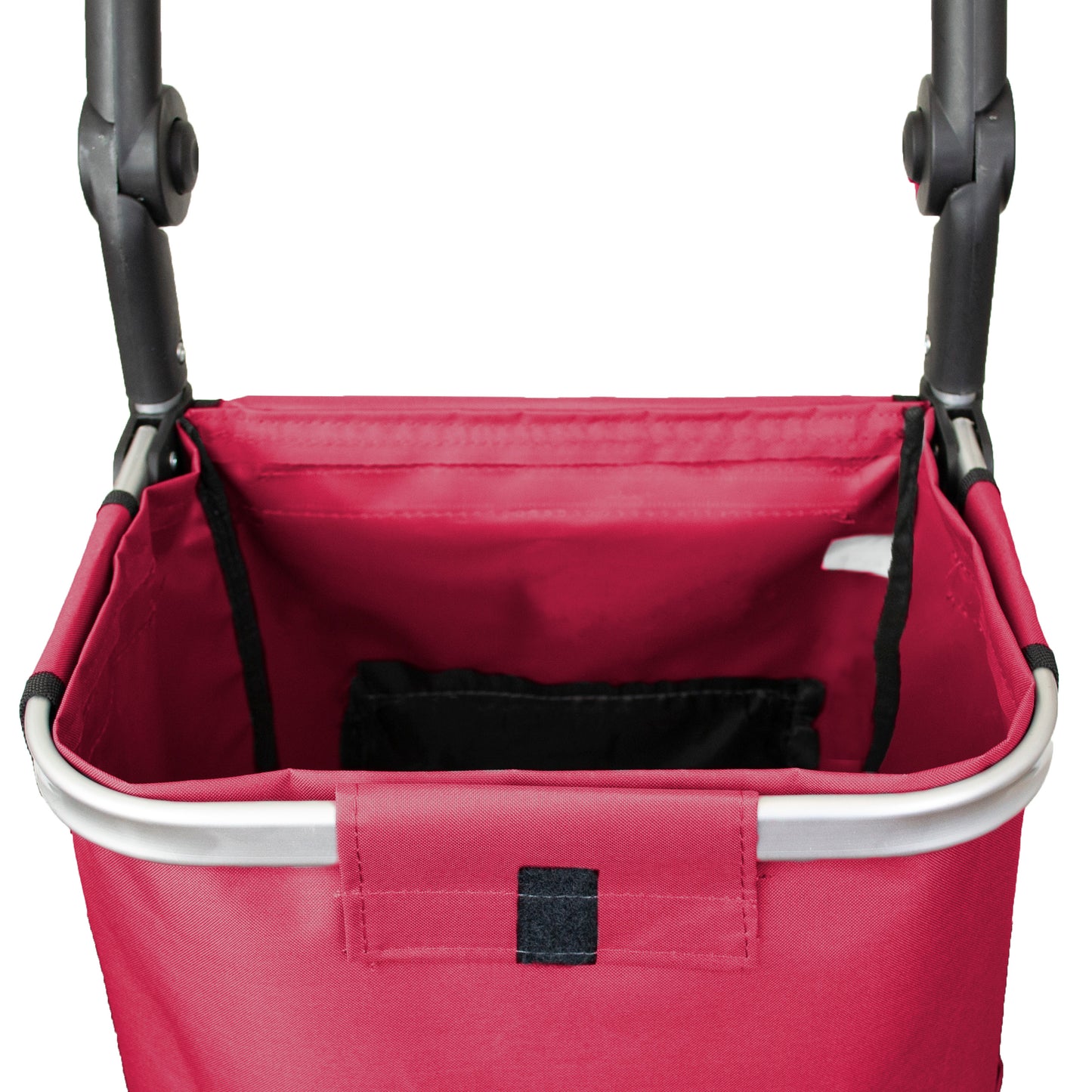 Aluminium Shopping Trolley with Adjustable Handle 45L