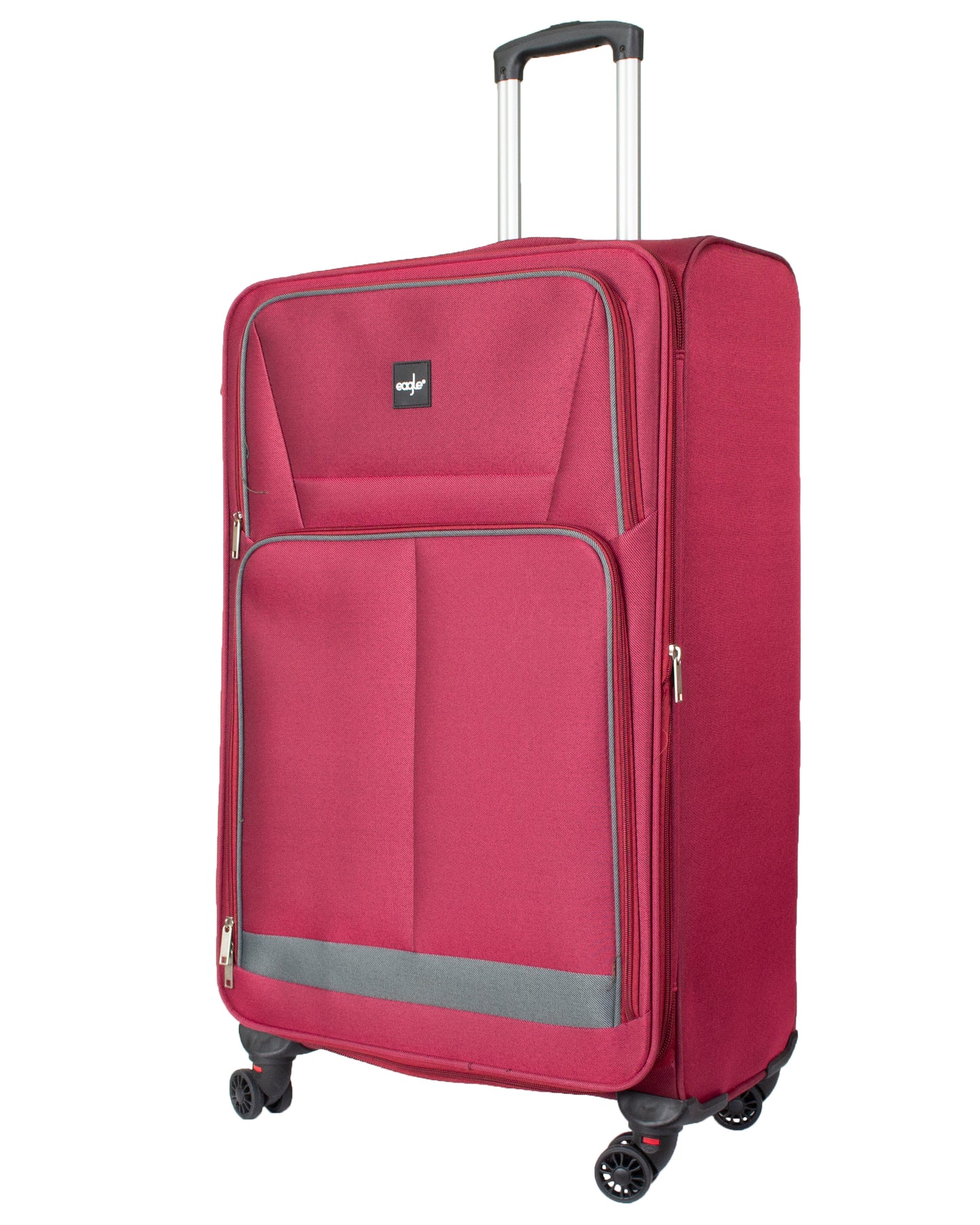 4 Wheels Soft Case Luggage Red