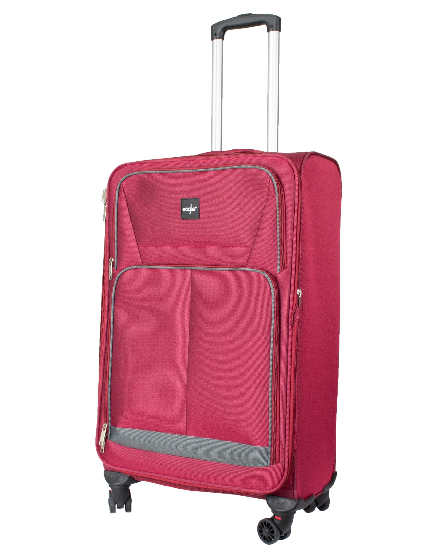 4 Wheels Soft Case Luggage Red