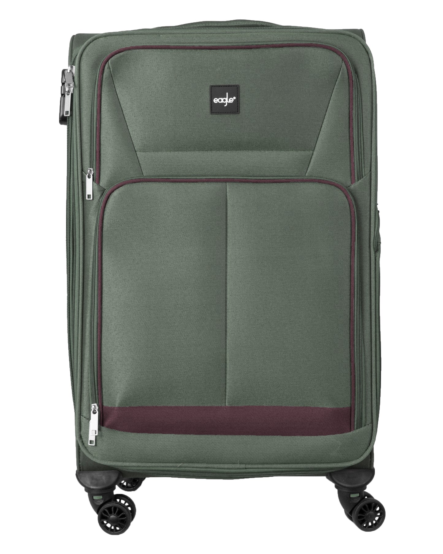 4 Wheels Soft Case Luggage Green