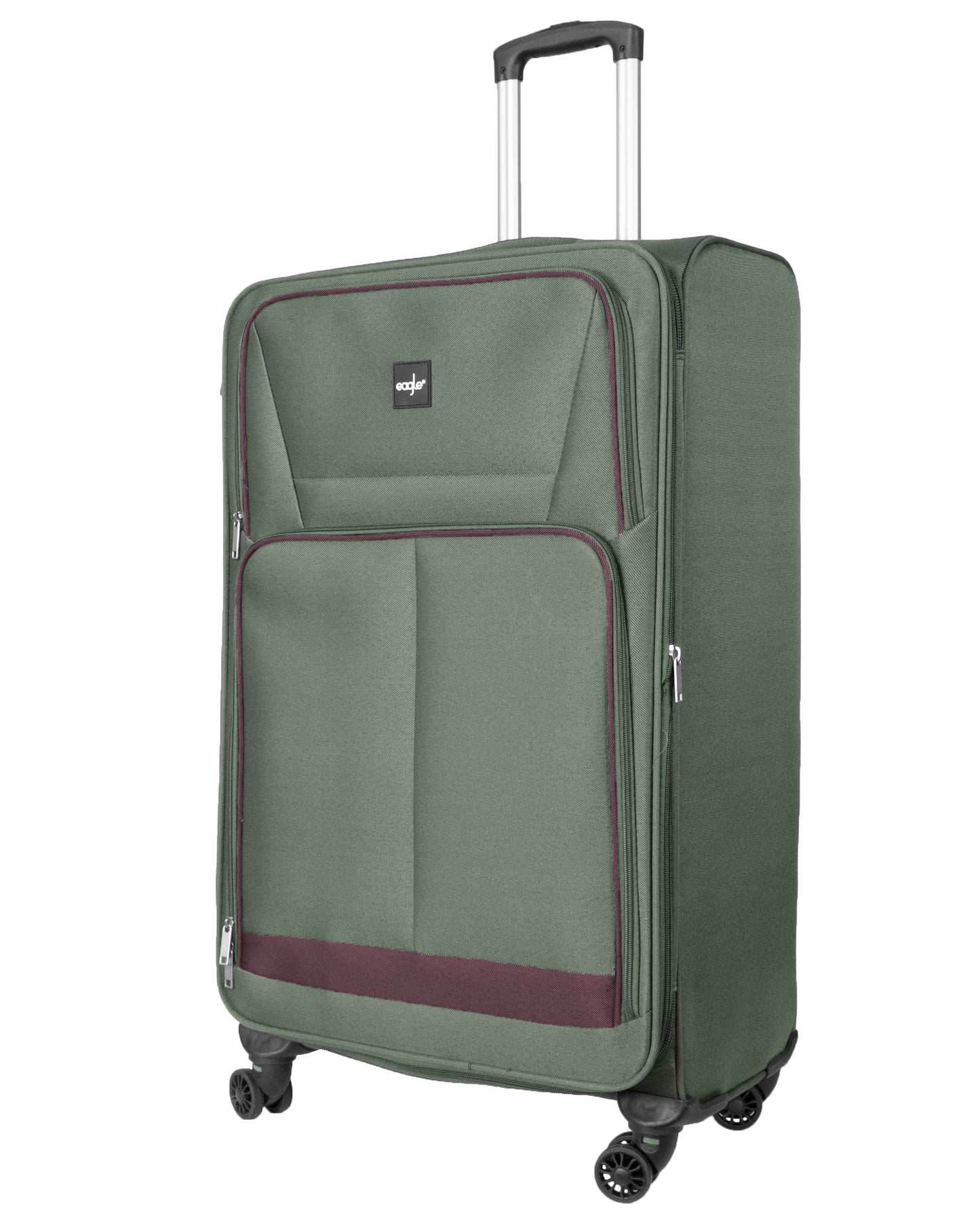 4 Wheels Soft Case Luggage Green