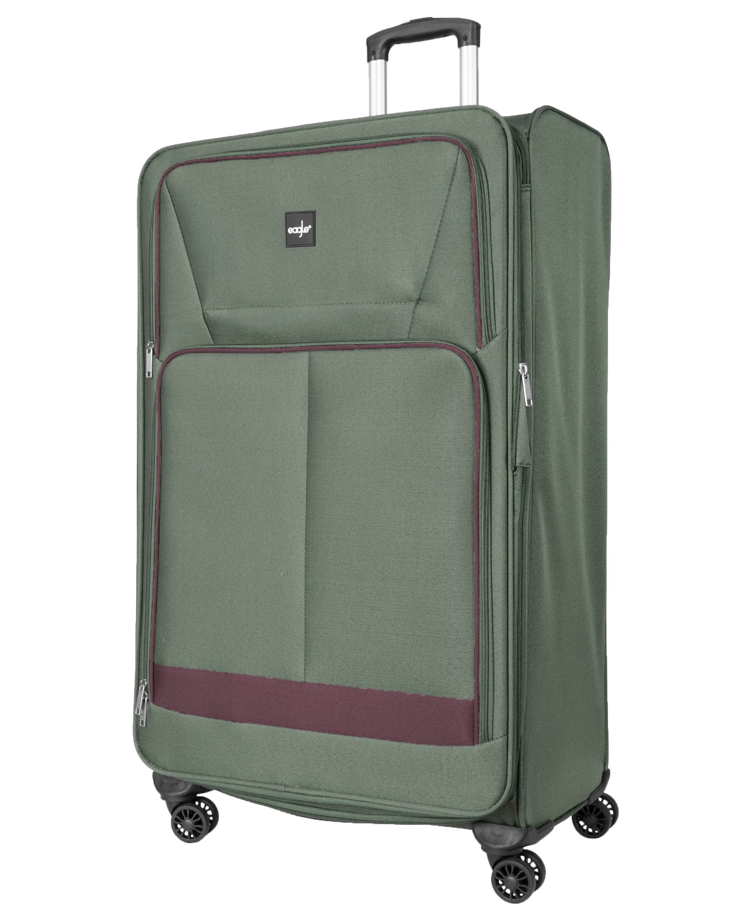 4 Wheels Soft Case Luggage Green