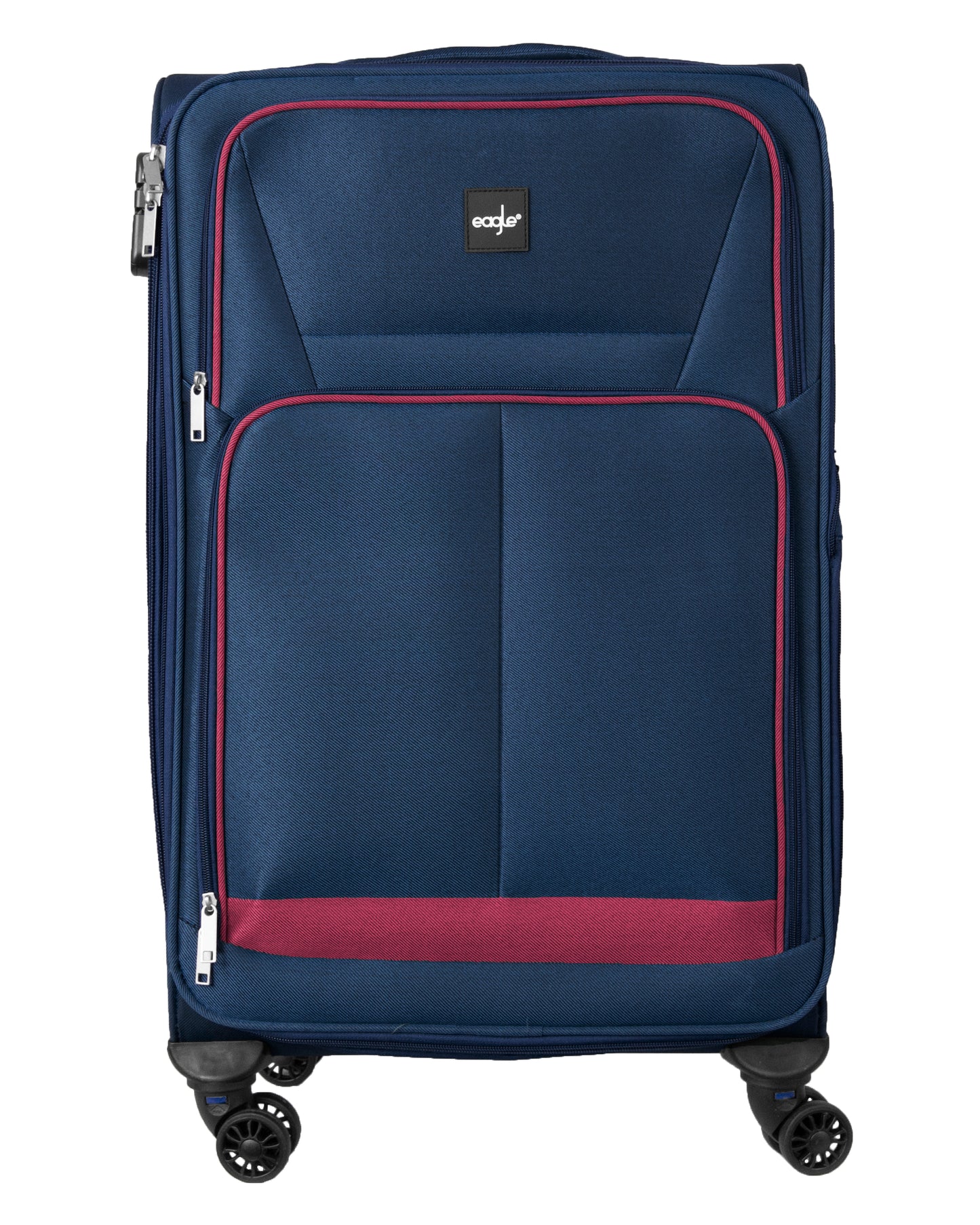 4 Wheels Soft Case Luggage Navy