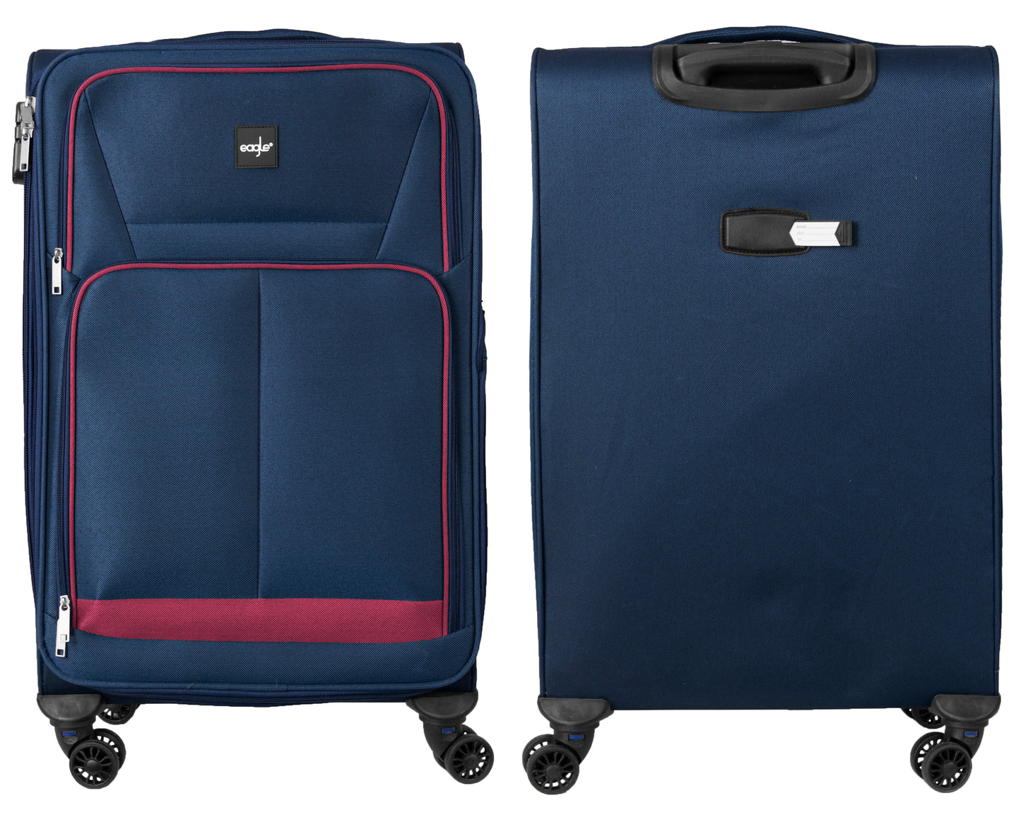 4 Wheels Soft Case Luggage Navy