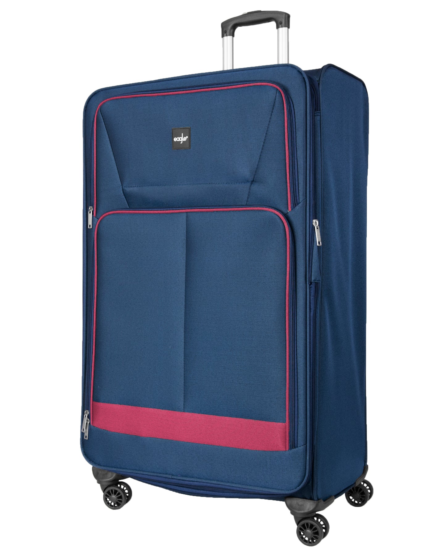 4 Wheels Soft Case Luggage Navy