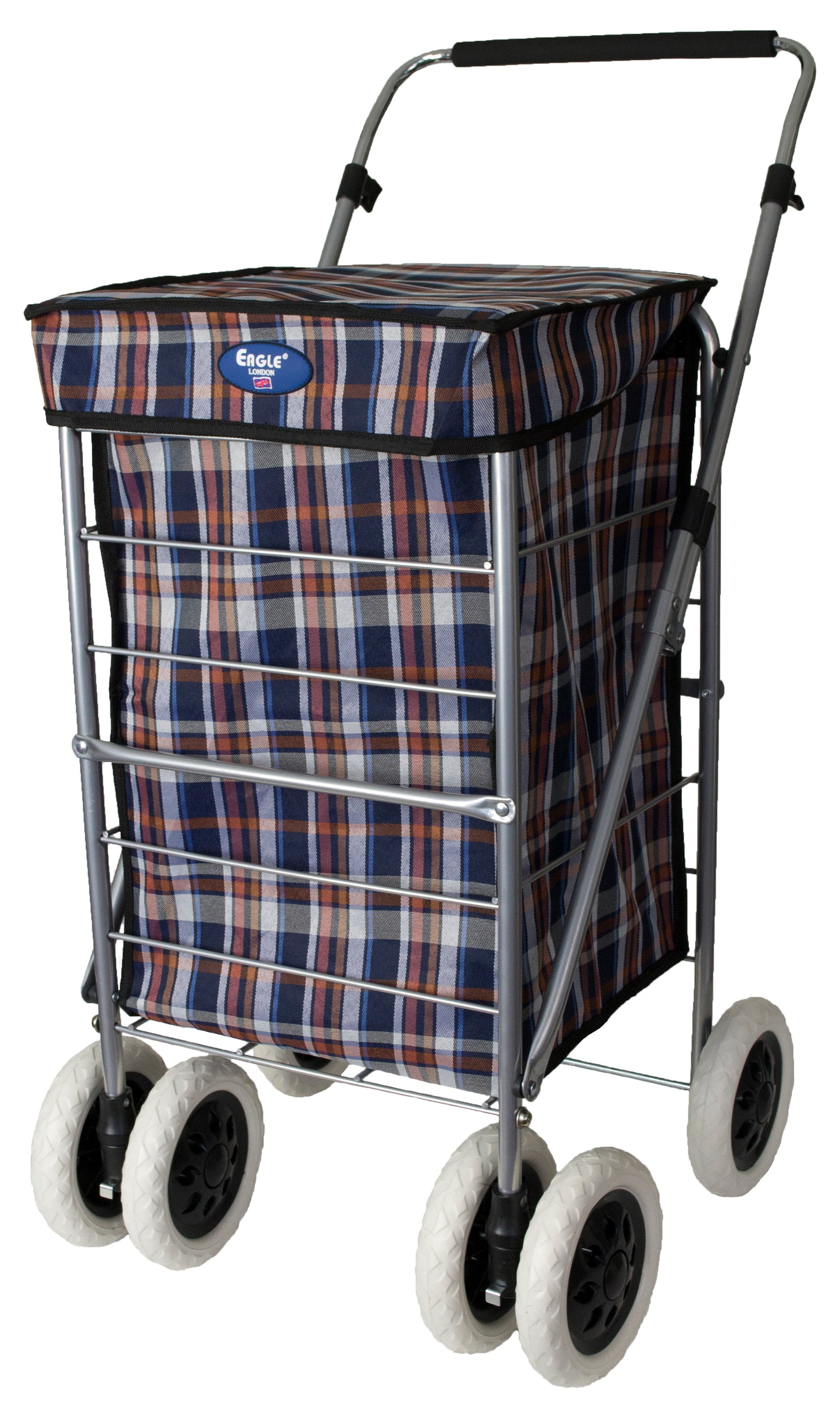 6 Wheels Lightweight Shopping Trolley