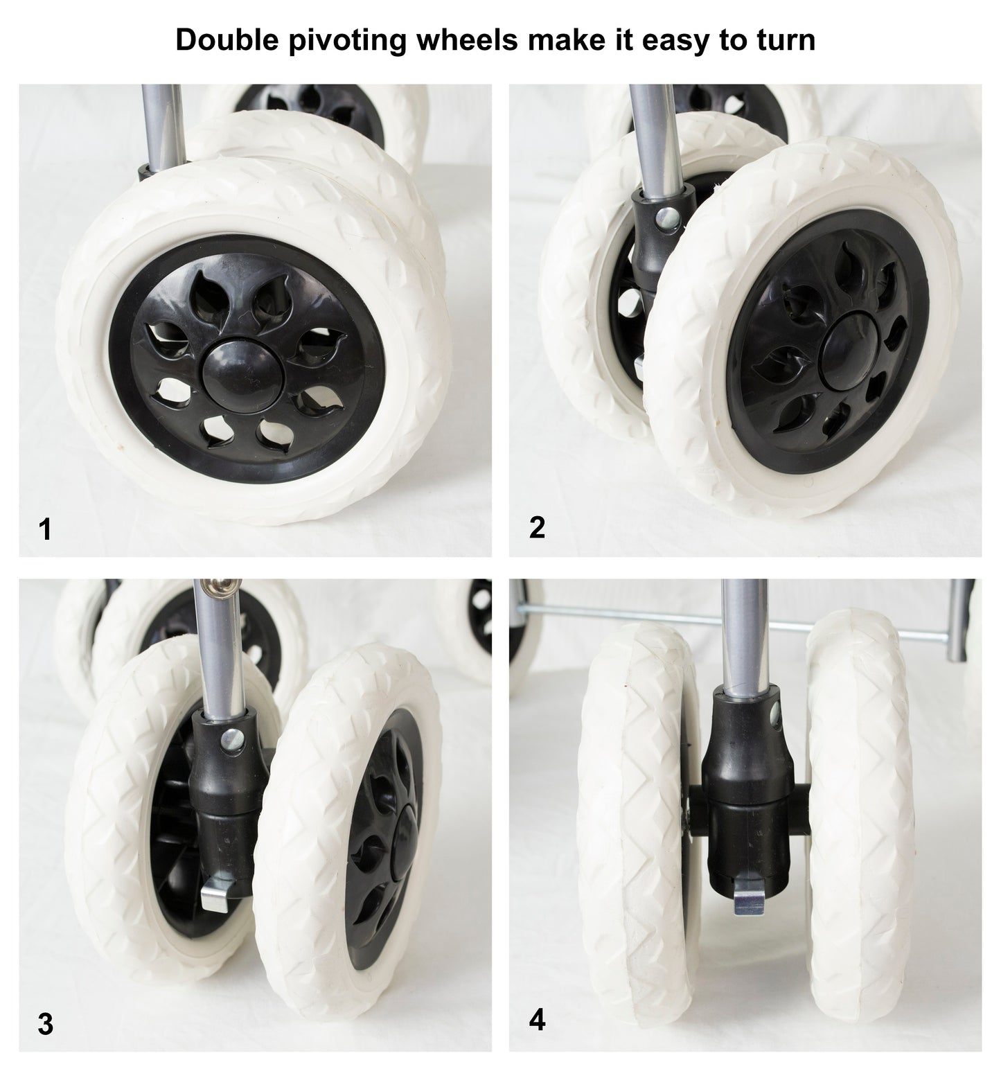6 Wheels Lightweight Shopping Trolley