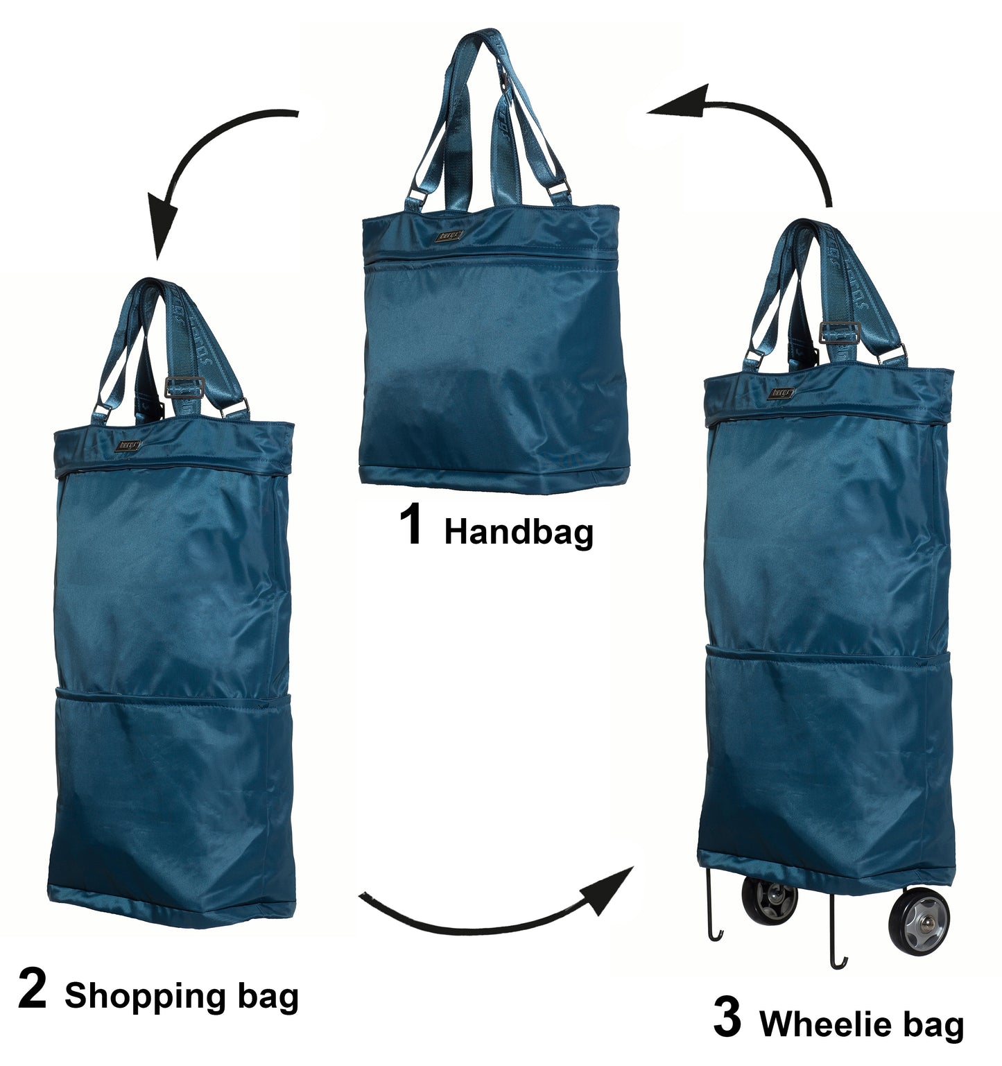 Ladies Trendy Shopping Trolley Foldable Designer Bag