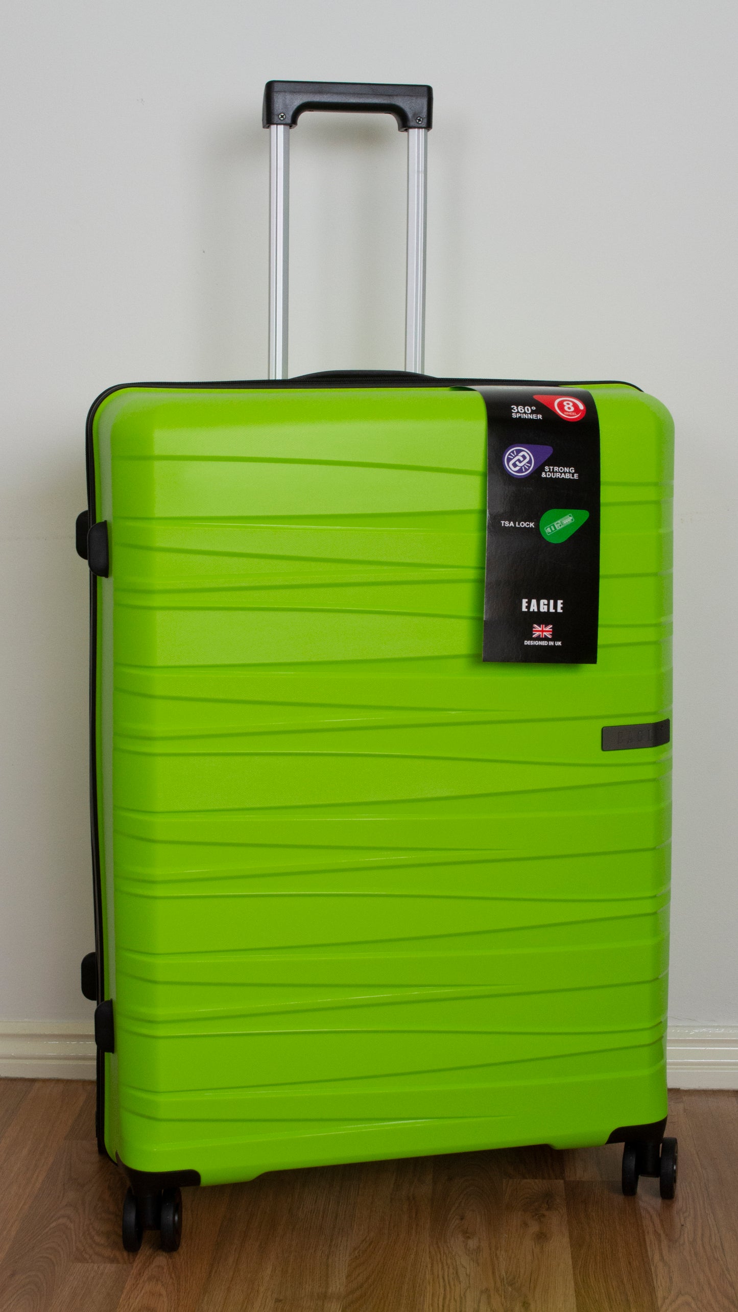 Waves ABS Hard Shell Cabin Suitcase Green