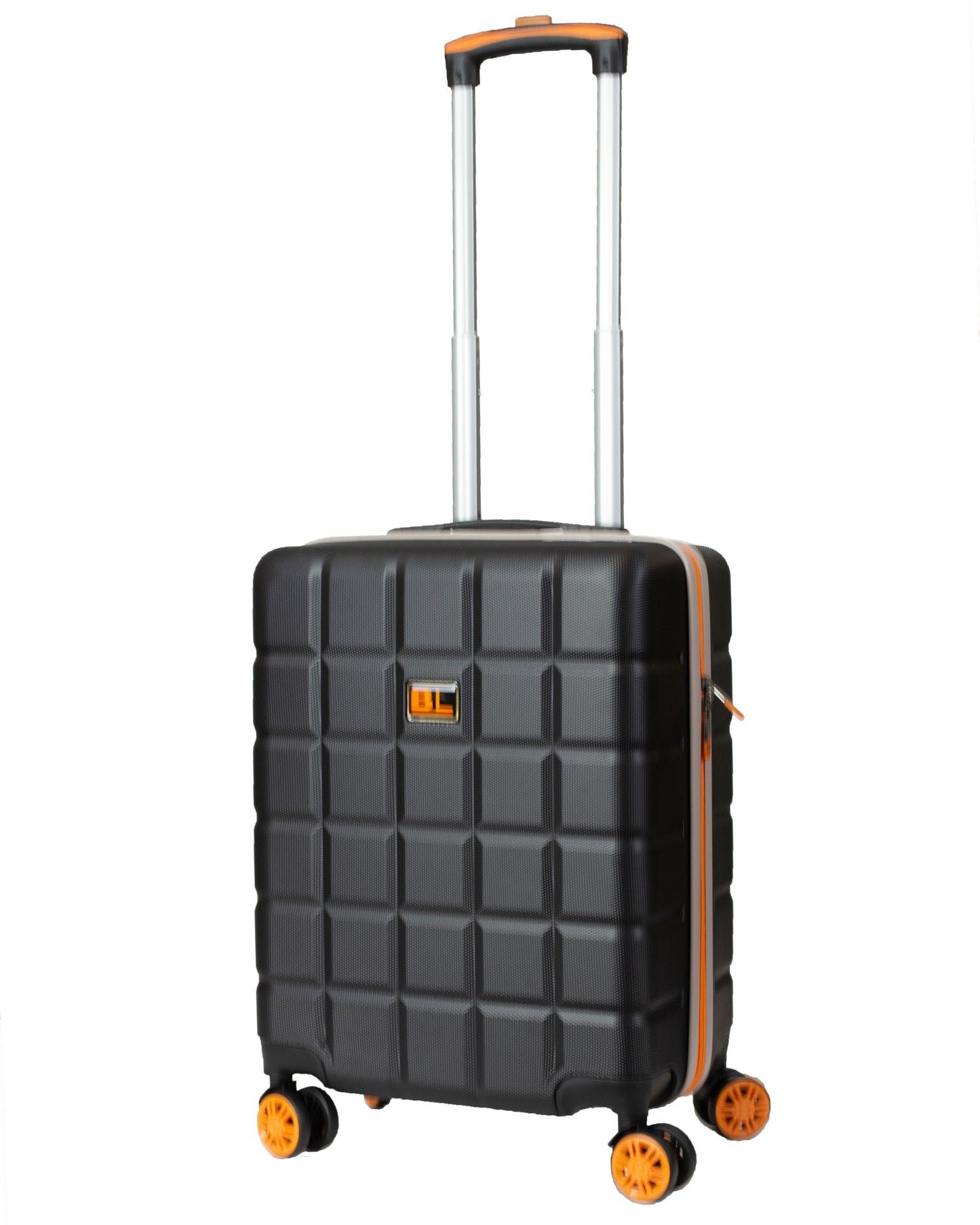 Luggage Hard Shell Suitcase Black-orange