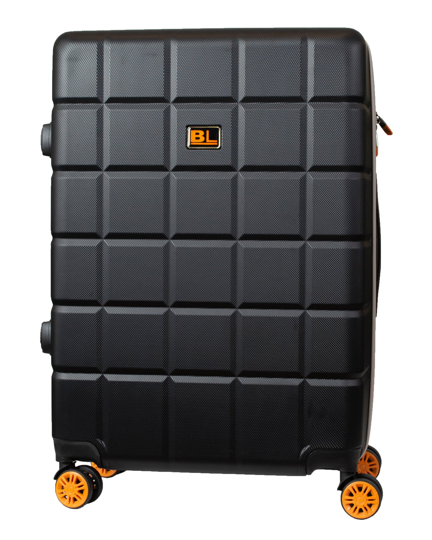 Luggage Hard Shell Suitcase Black-orange