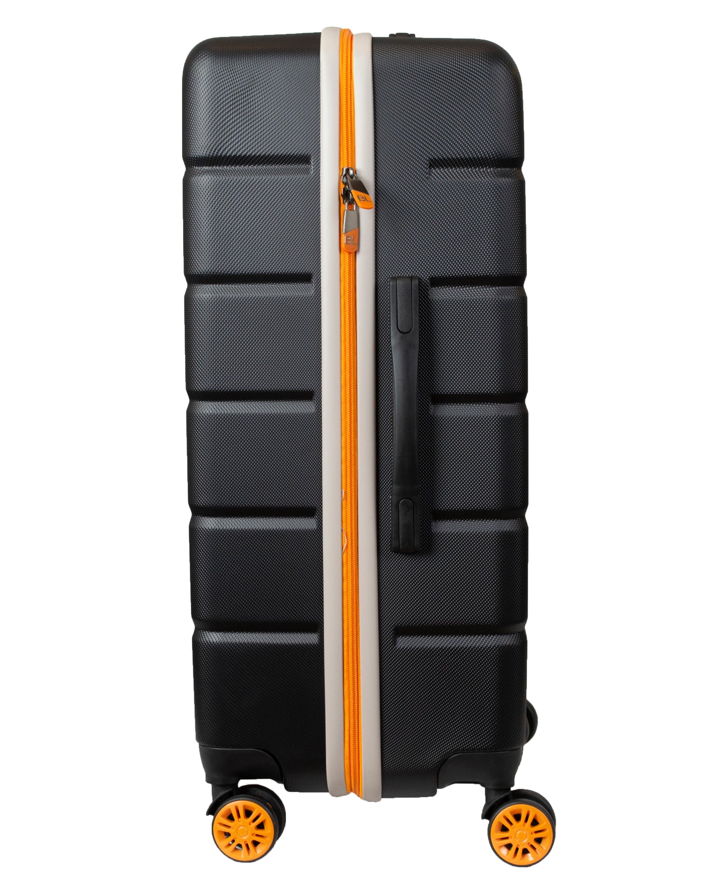 Luggage Hard Shell Suitcase Black-orange