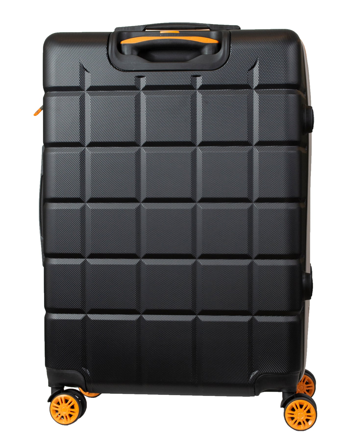 Luggage Hard Shell Suitcase Black-orange