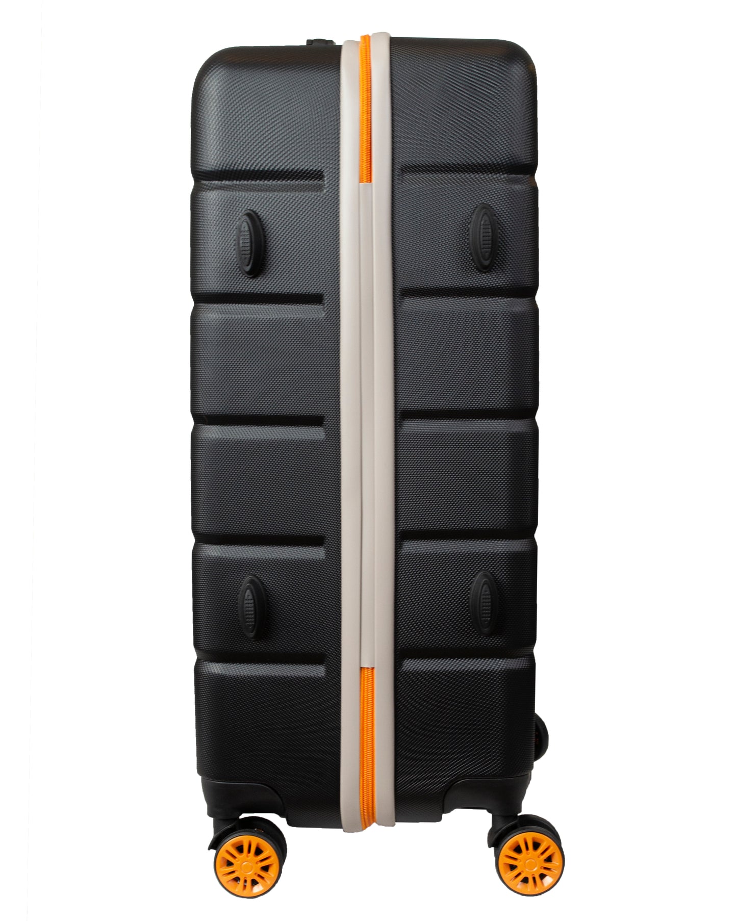 Luggage Hard Shell Suitcase Black-orange