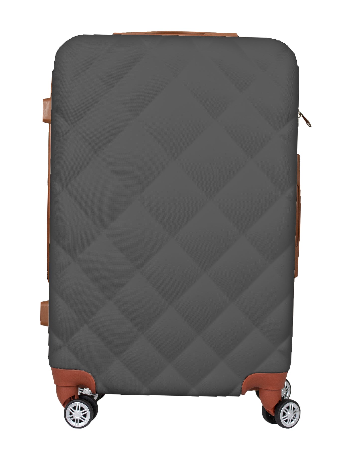 Hard Shell Luggage with 4 Spinner Wheels, Dark Grey
