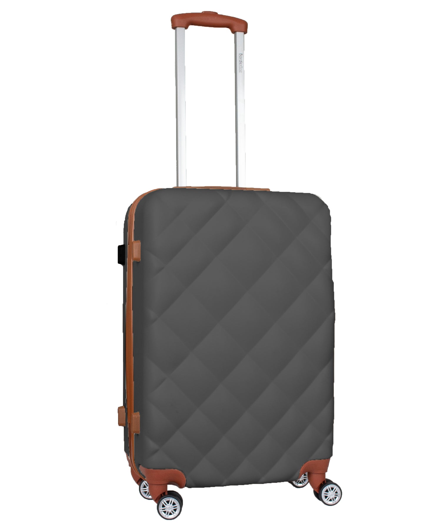 Hard Shell Luggage with 4 Spinner Wheels, Dark Grey