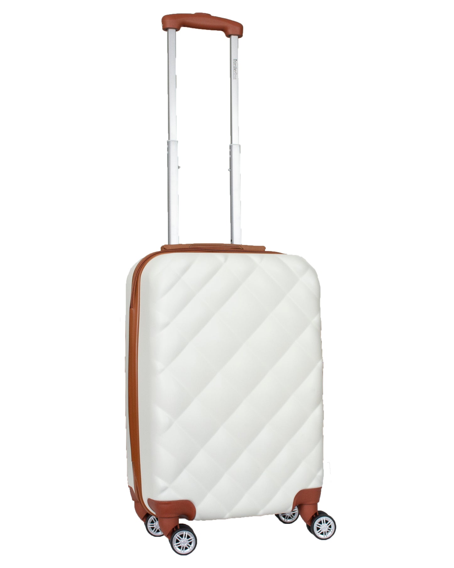 Hard Shell Luggage with 4 Spinner Wheels, Ivory