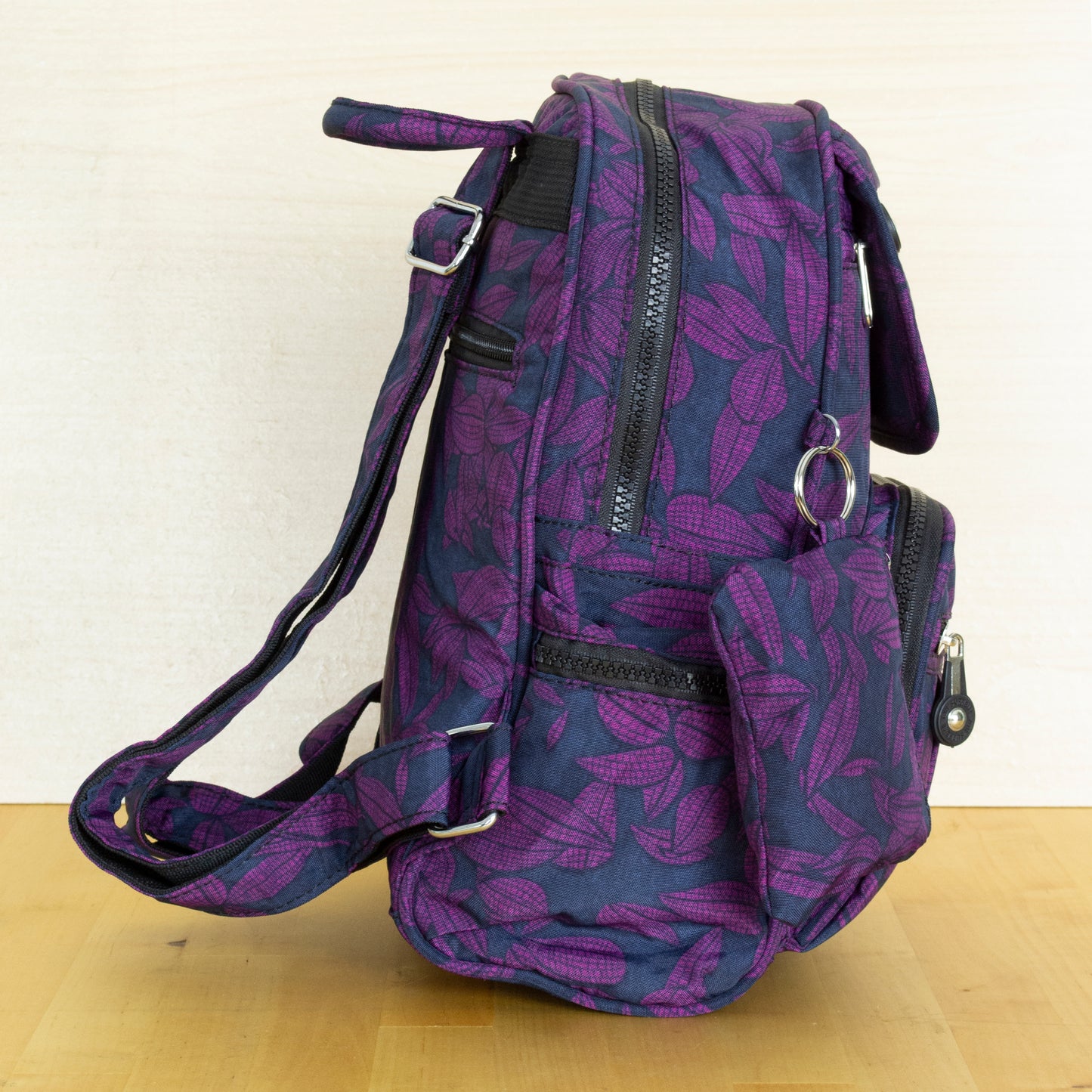 Nylon Backpack with Key Purse - Patterns