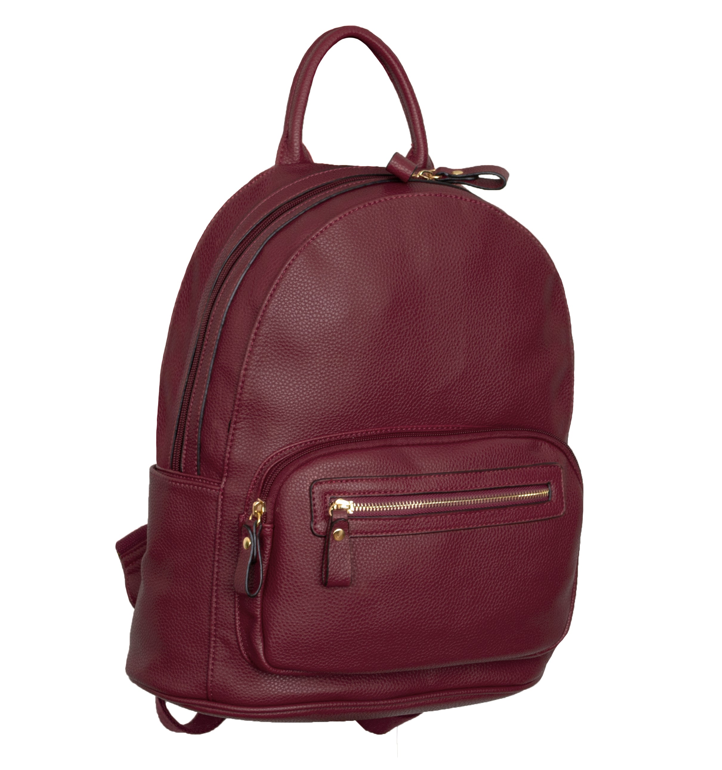 Large Faux Leather Backpack Bergs Designs