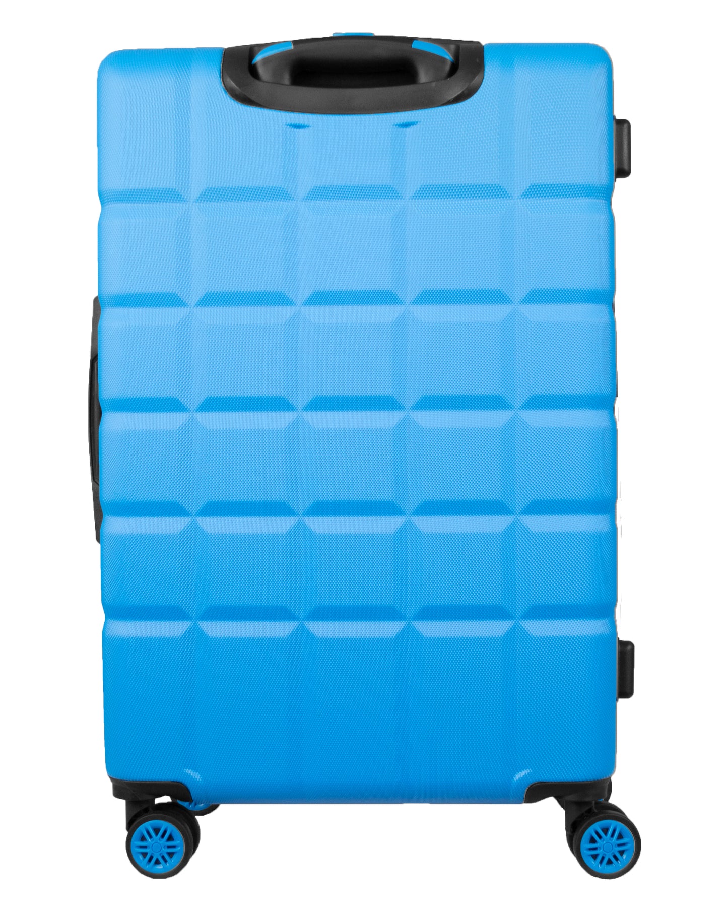 Hard Shell Luggage with 4 Spinner Wheels, Blue