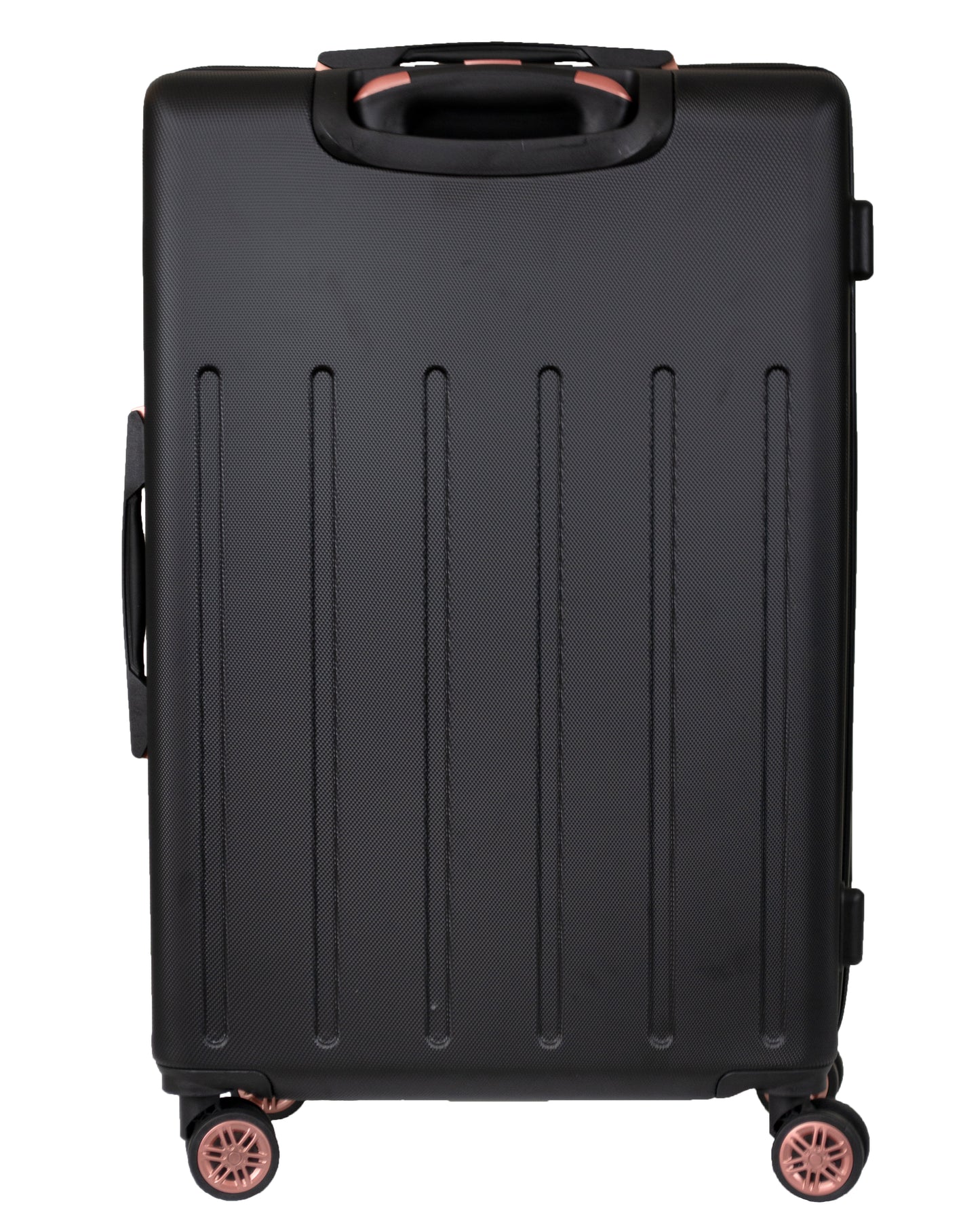 Hard Shell Suitcase with 4 Spinner Wheels, Black