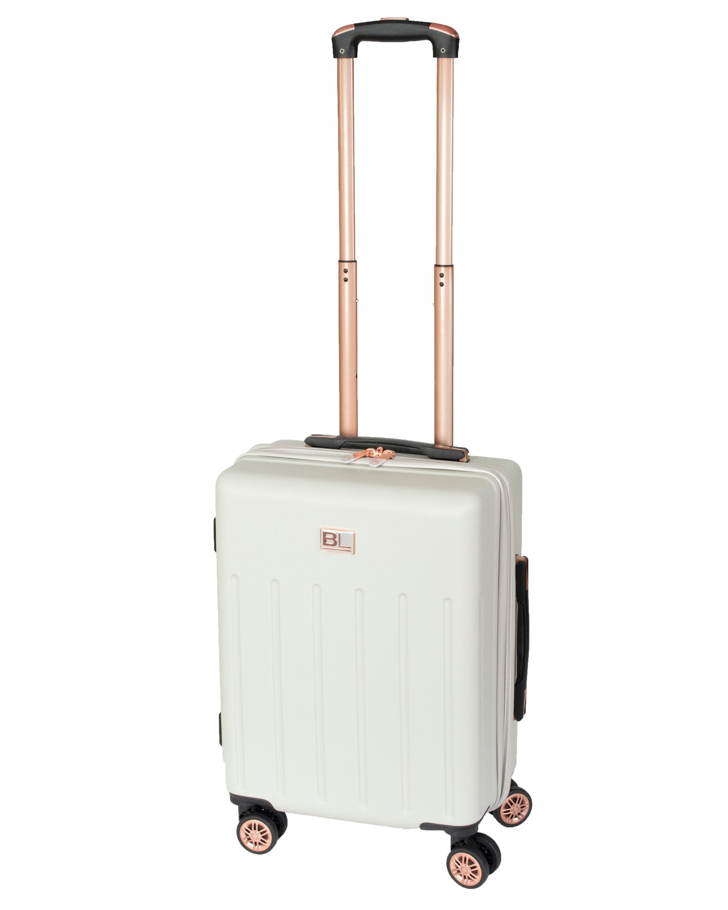 Hard Shell Suitcase with 4 Spinner Wheels, Champaigne