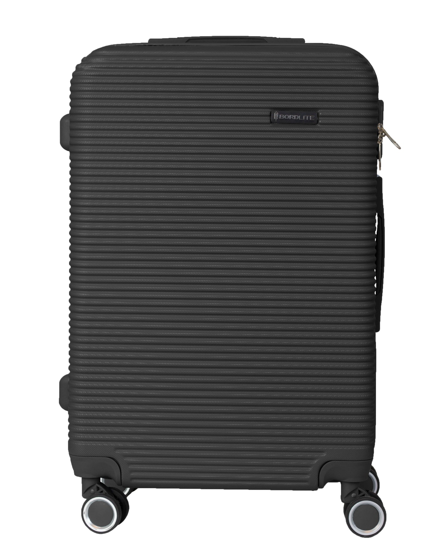 Hard Shell ABS Suitcase With Combination Lock 4 Wheels Black