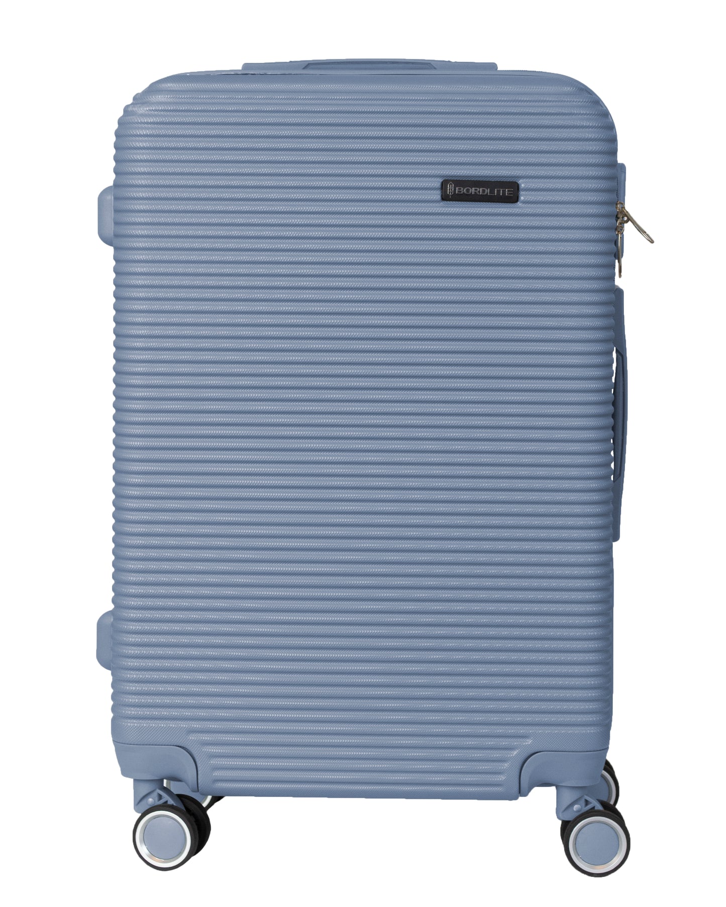 Hard Shell ABS Suitcase With Combination Lock 4 Wheels Light Blue