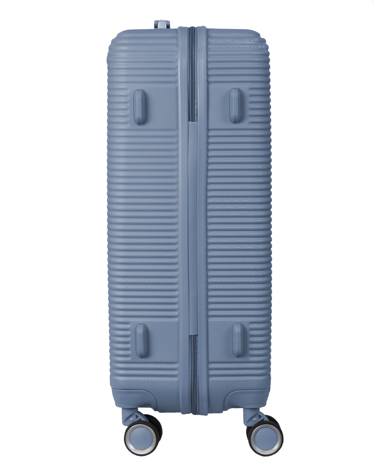 Hard Shell ABS Suitcase With Combination Lock 4 Wheels Light Blue