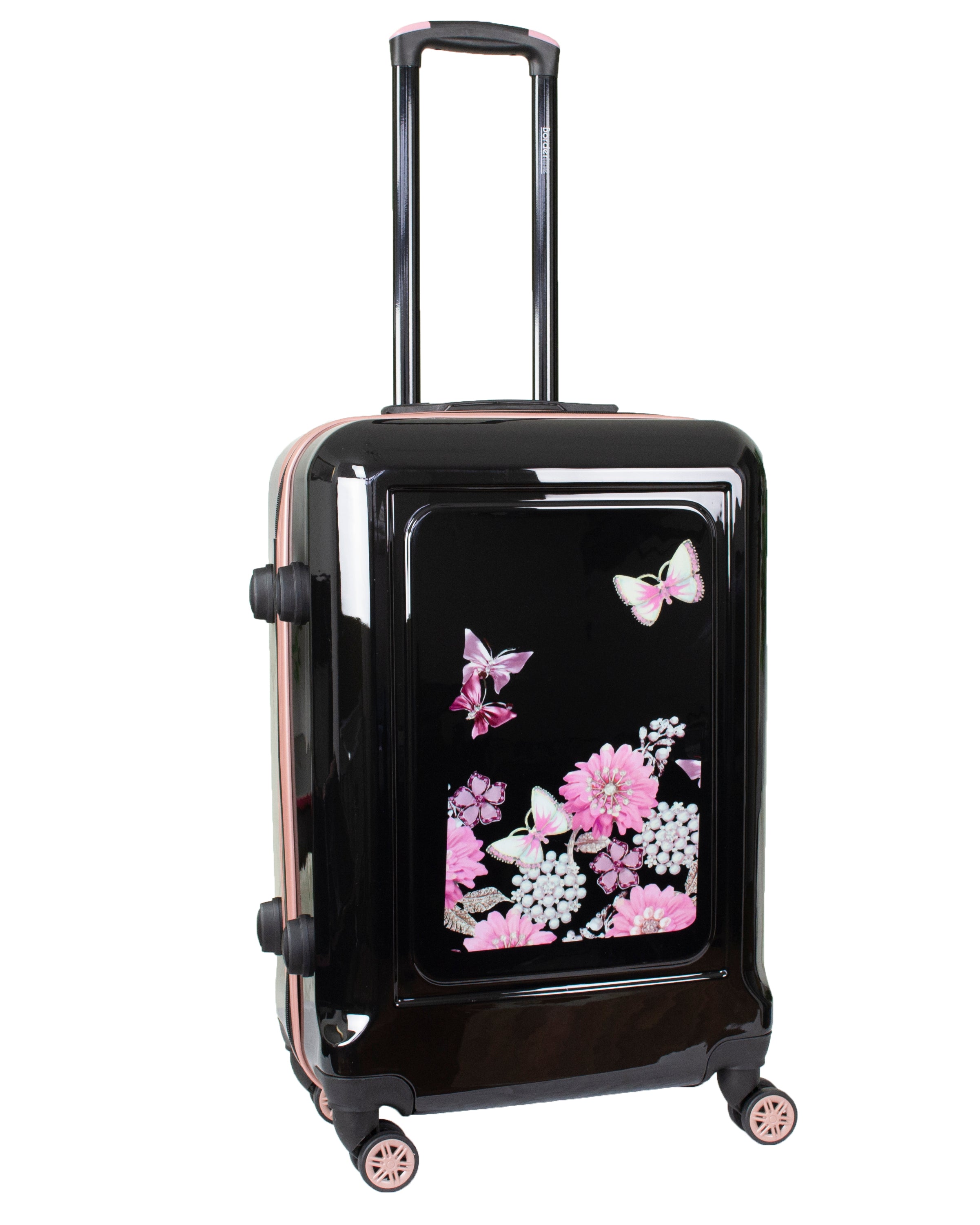 Floral hard shell suitcase deals