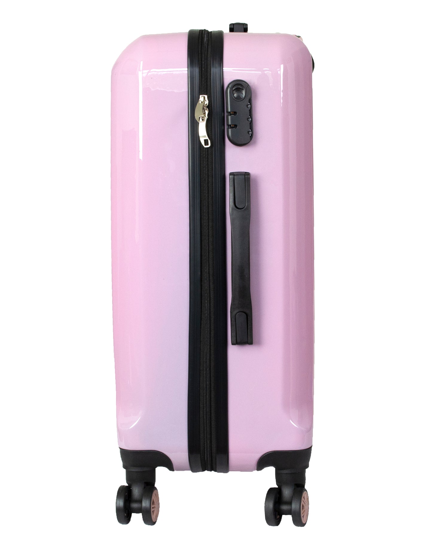 Hard Shell Suitcase Flower Pattern Pink