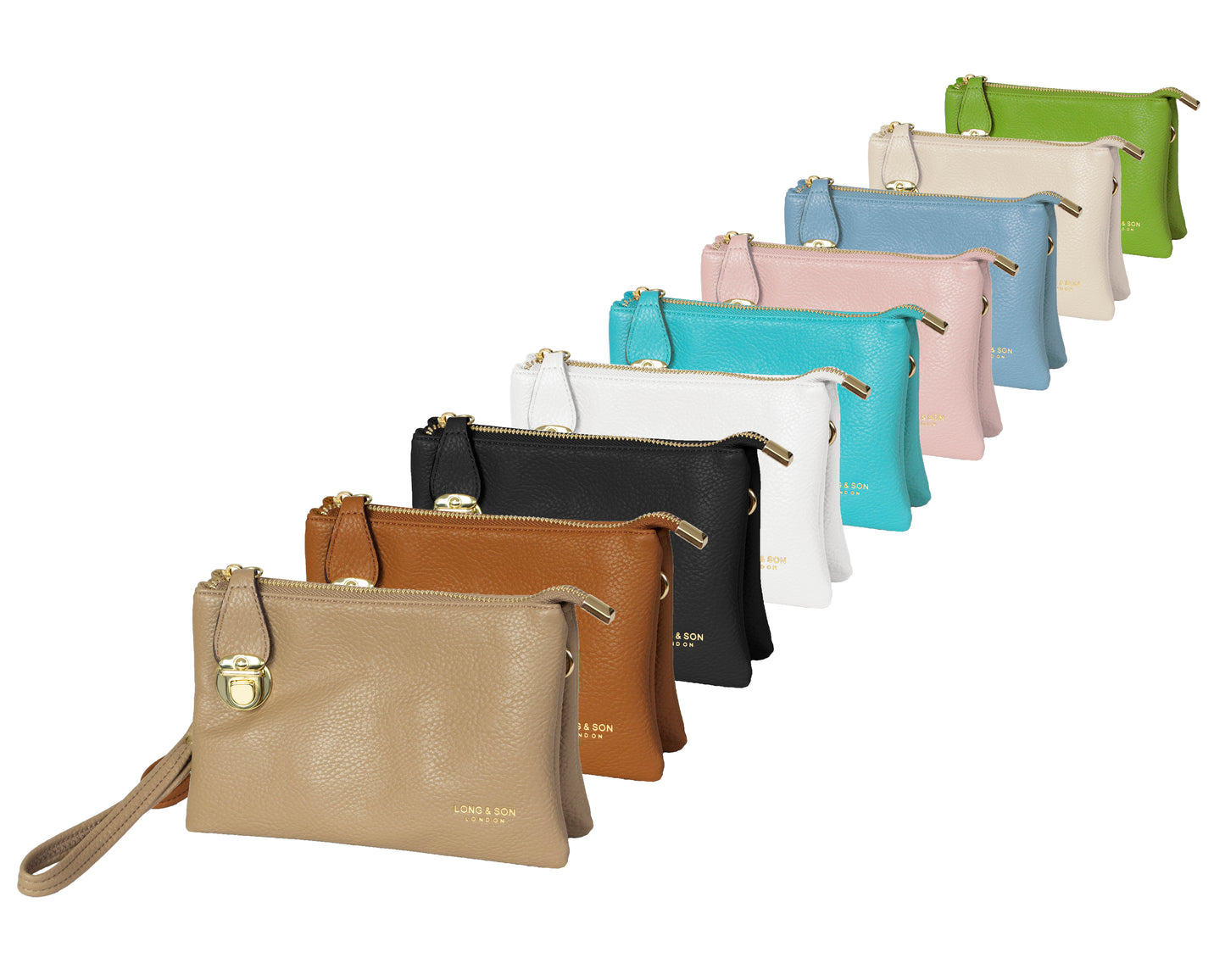 2in1 Shoulder Bag and Clutch / Wrist Bag