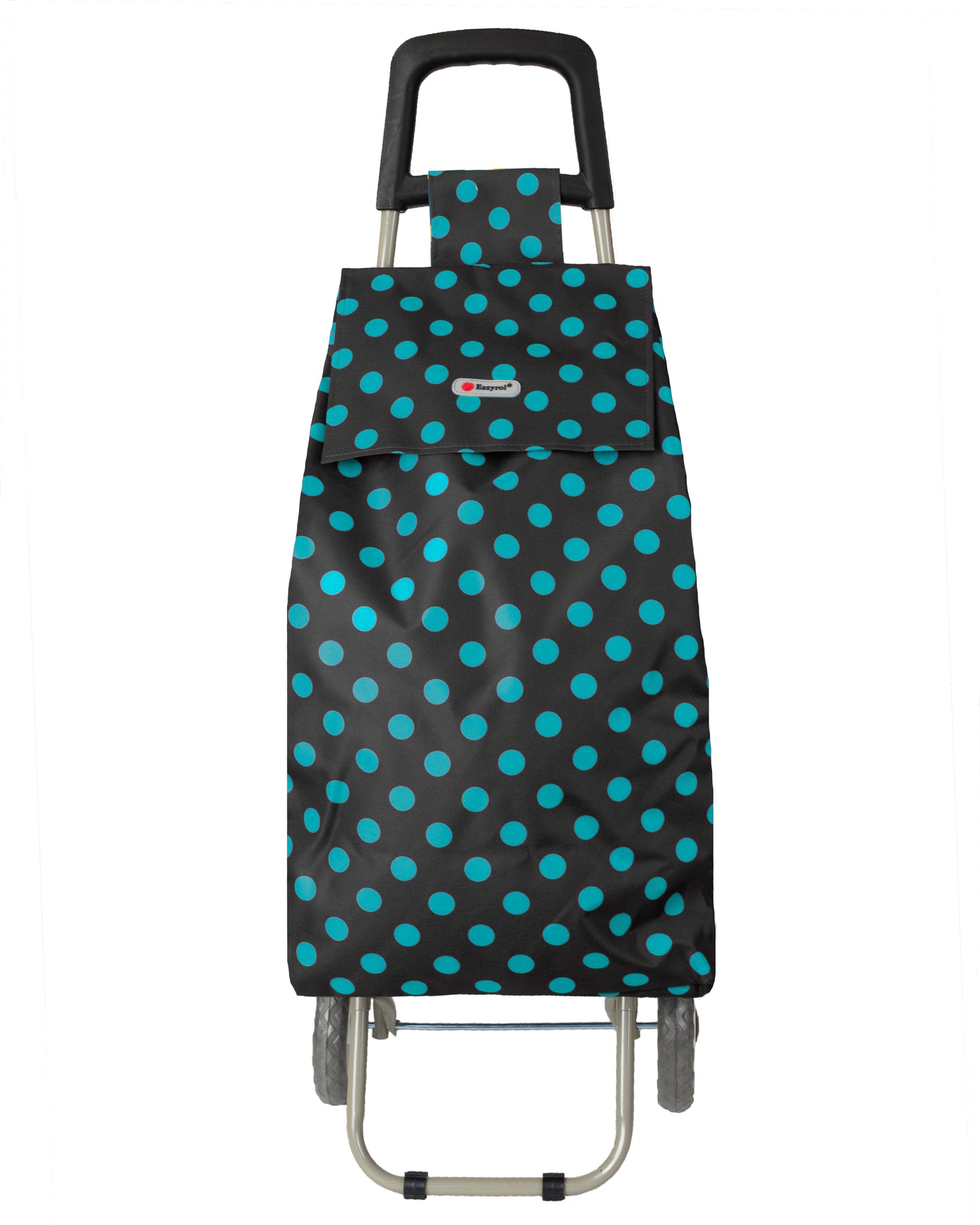 Dots Pattern Shopping Trolley Strong Large Basket Grocery