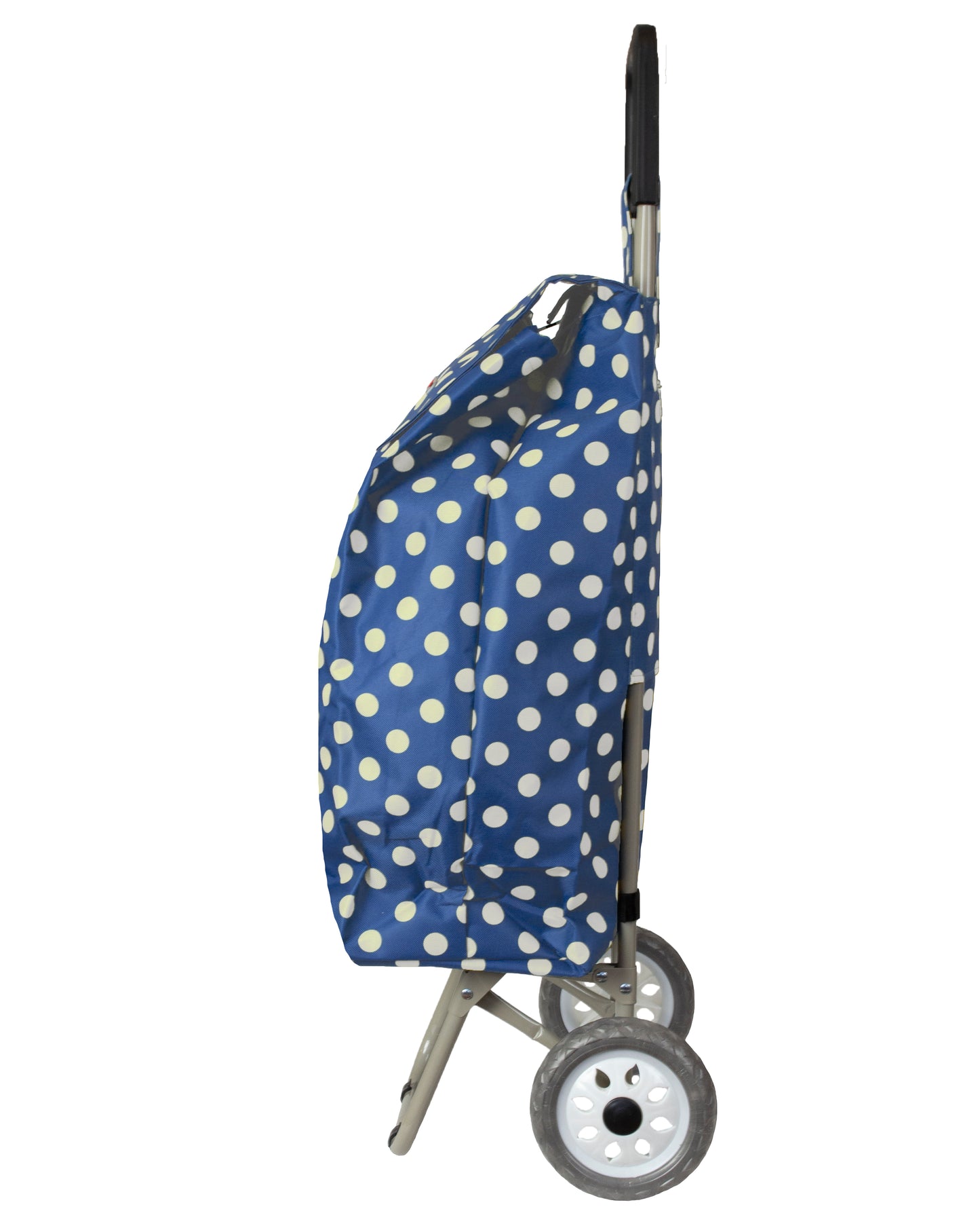 Dots Pattern Shopping Trolley Strong Large Basket Grocery